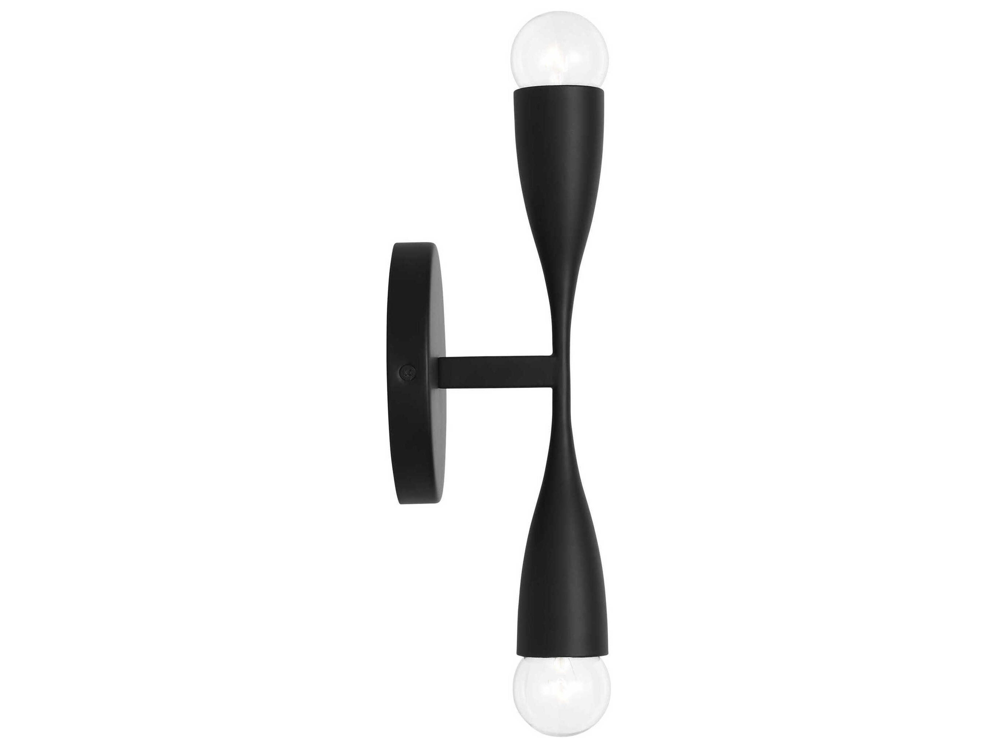Generation Lighting Maya 2-Light Midnight Black Vanity Light