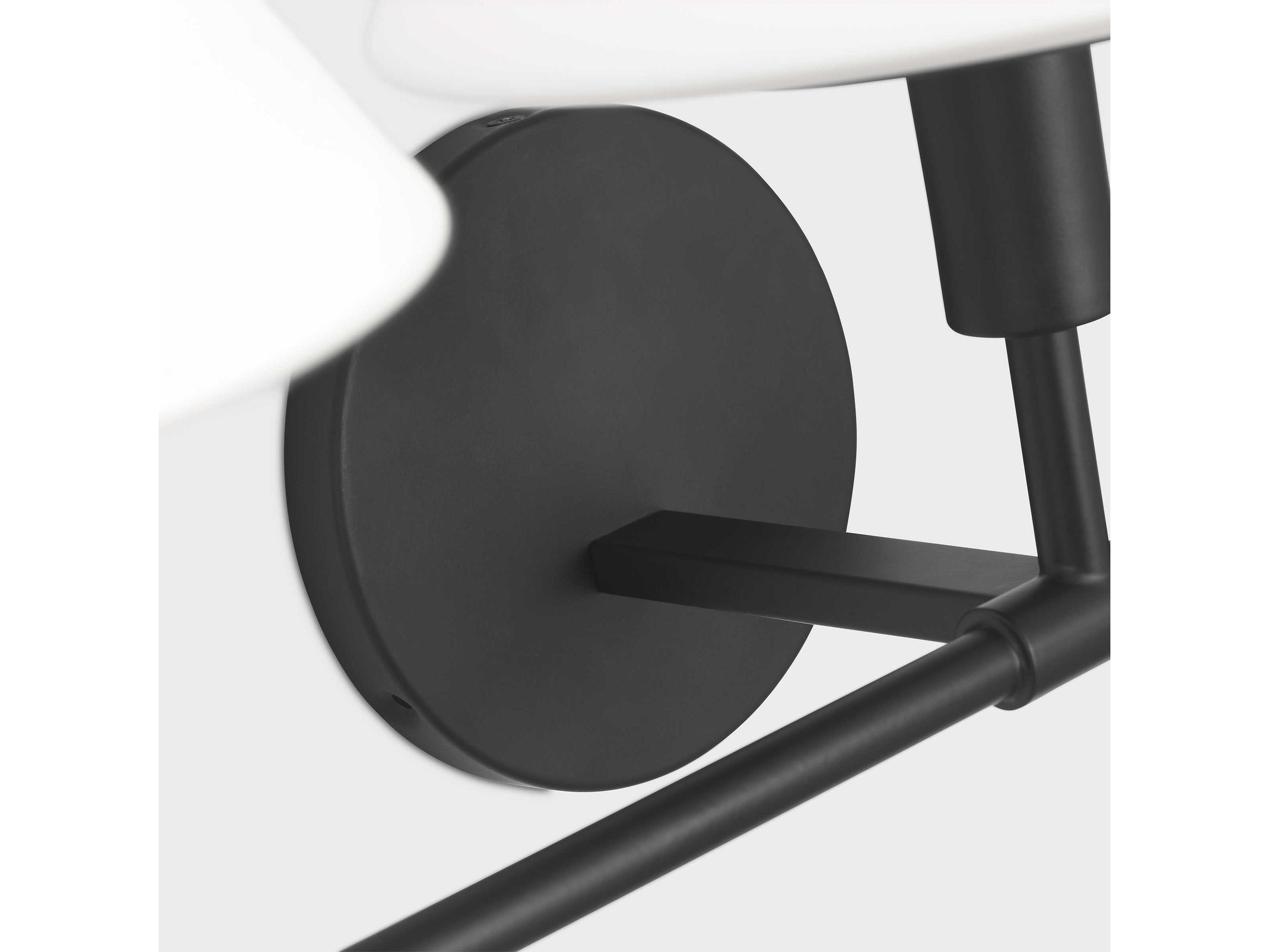 Generation Lighting Mendota 3-Light Midnight Black Vanity Light