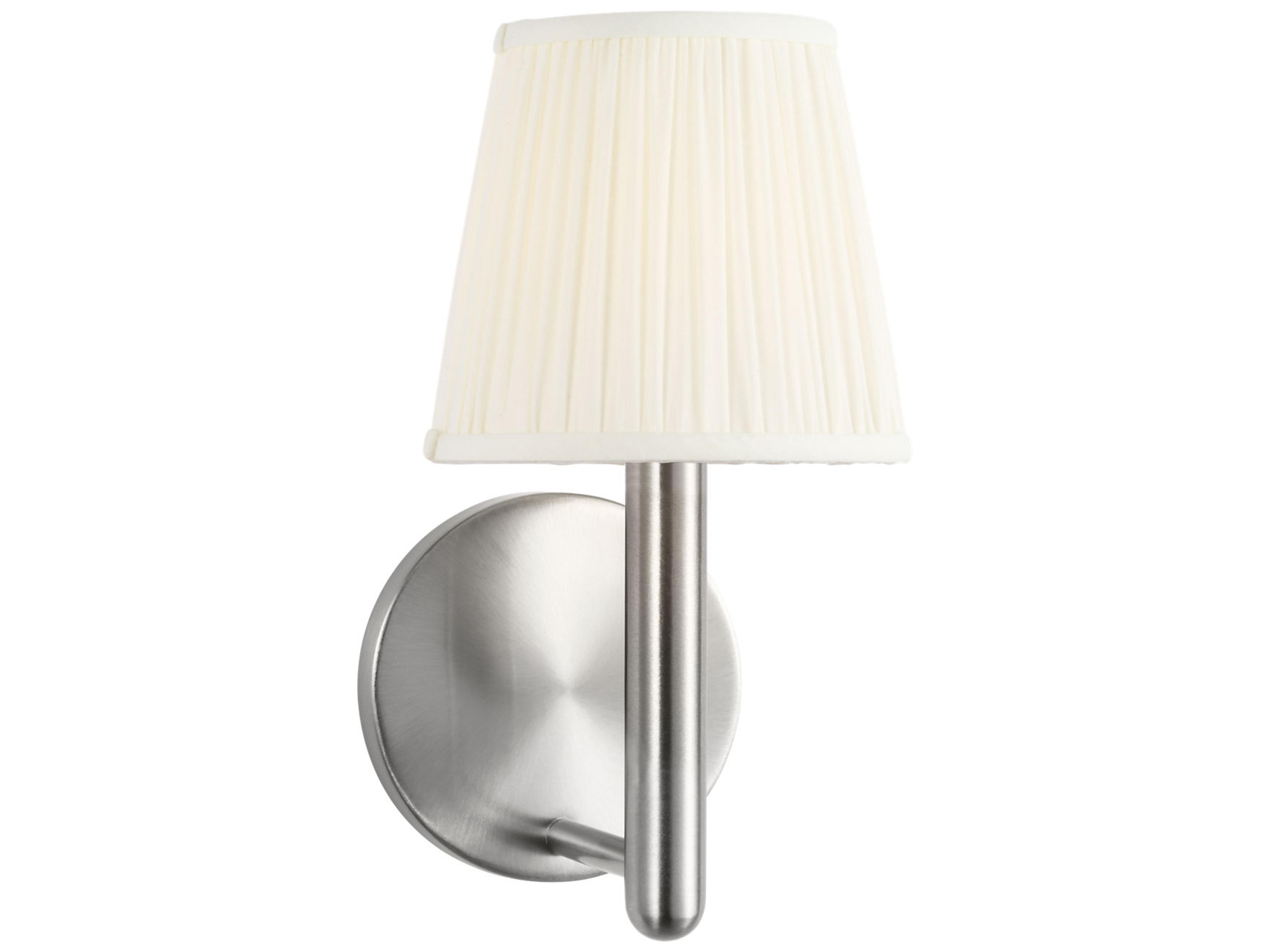 Vilera 1-Light Brushed Nickel Wall Sconce