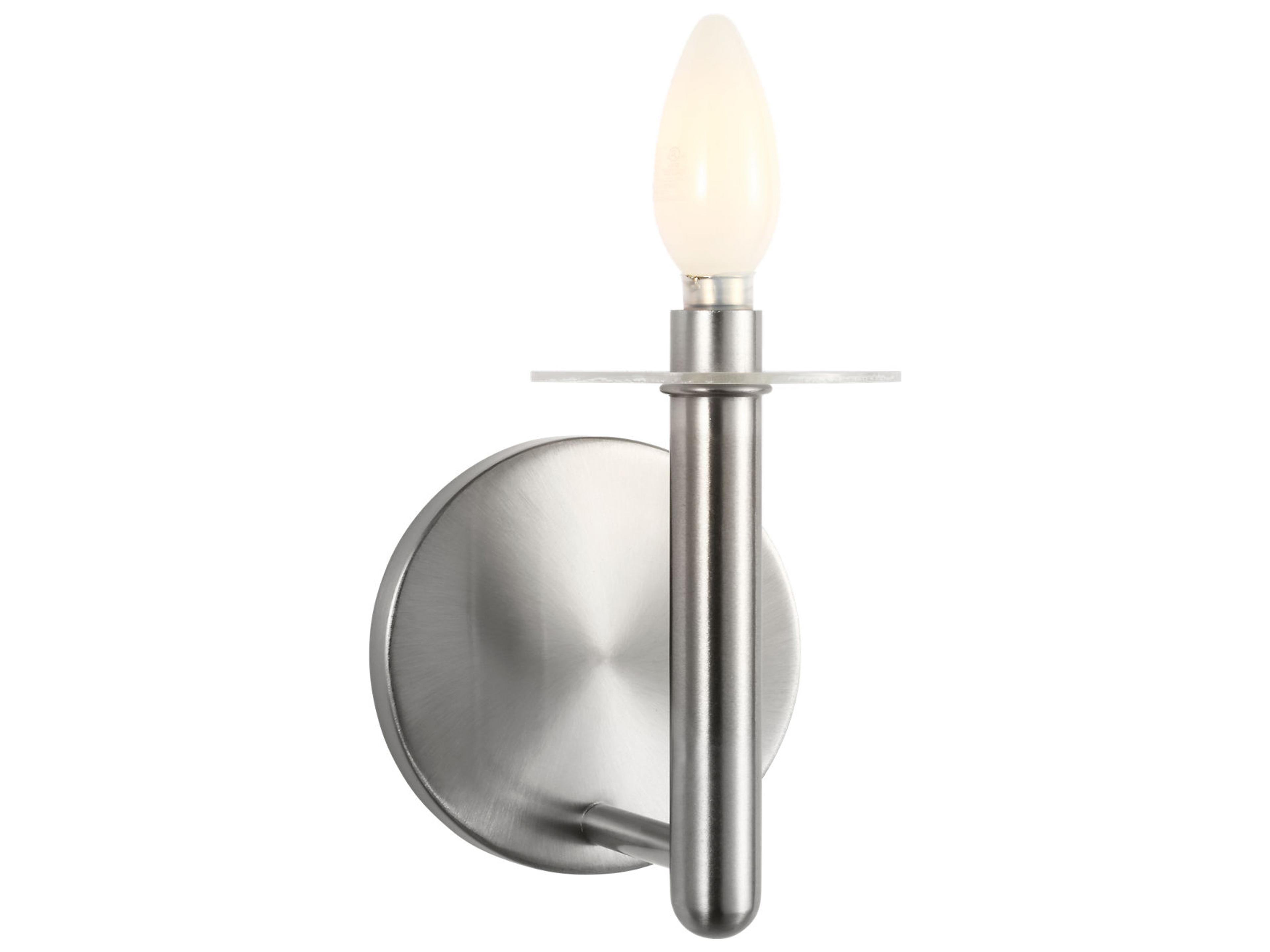 Generation Lighting Vilera 1-Light Brushed Nickel Wall Sconce