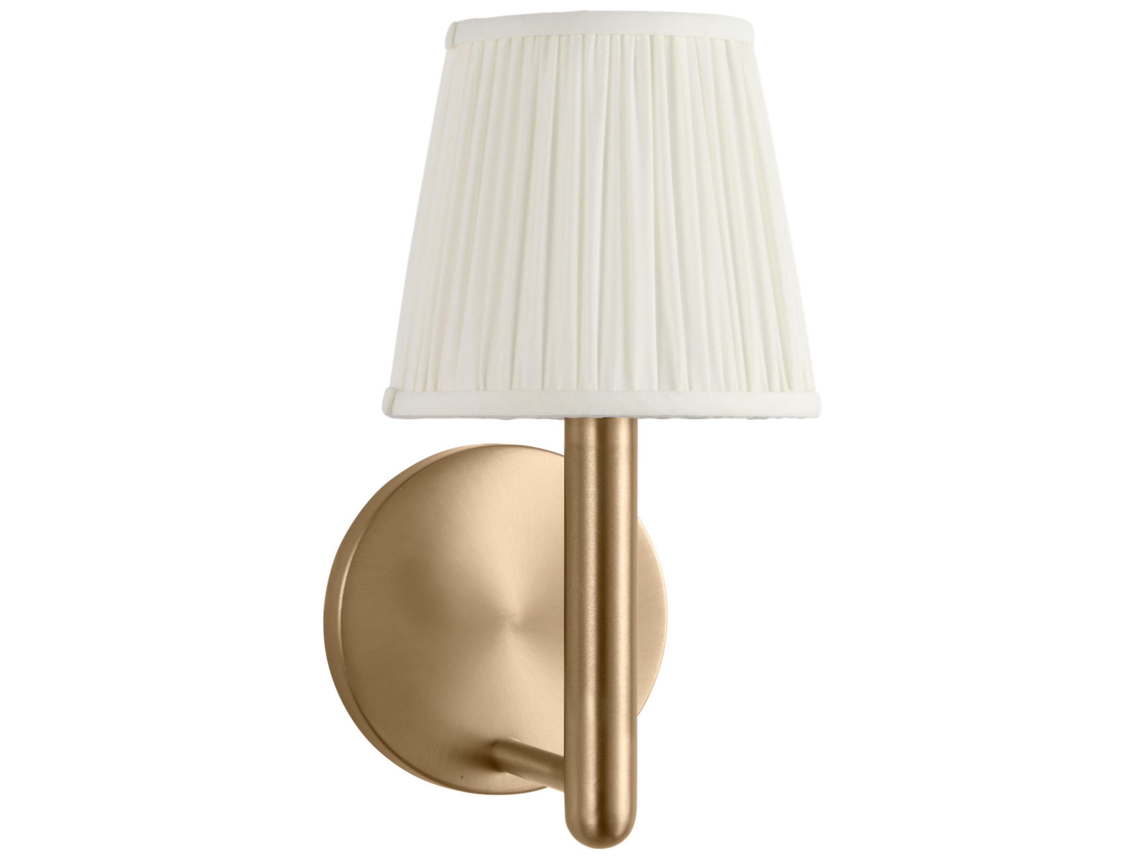 Generation Lighting Vilera 1-Light Satin Brass Wall Sconce