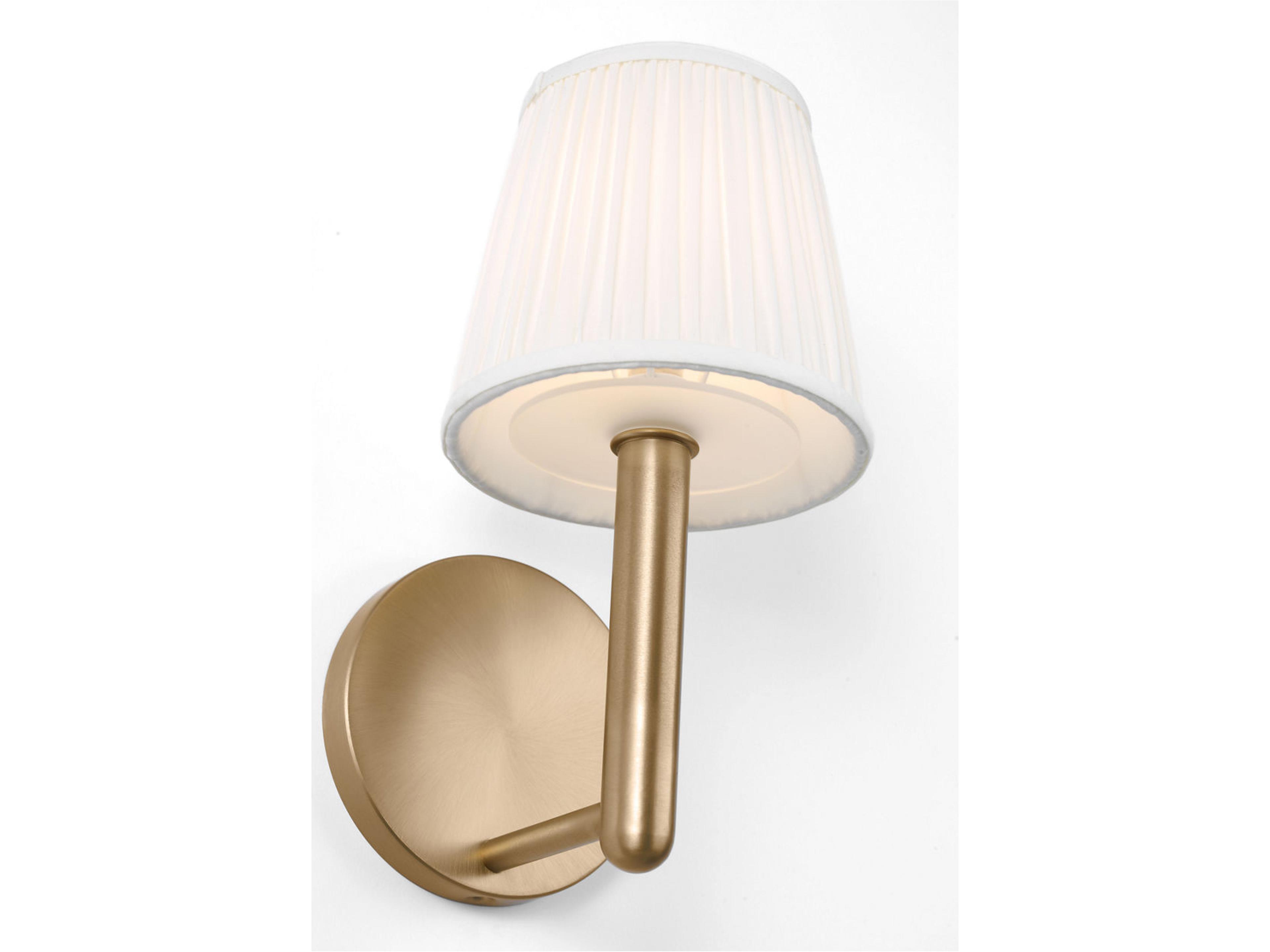 Generation Lighting Vilera 1-Light Satin Brass Wall Sconce