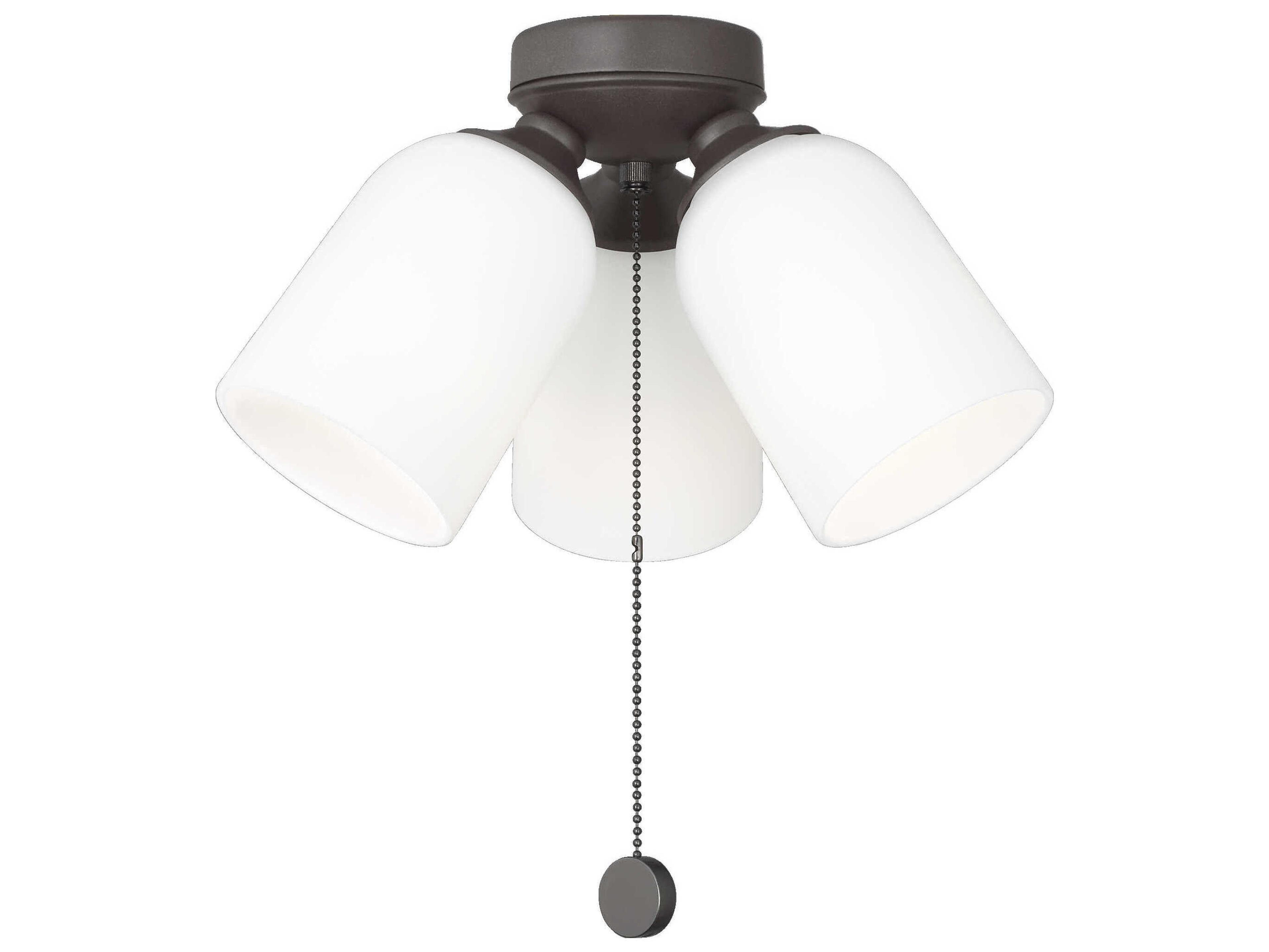 Emile Aged Pewter Fan Light Kit