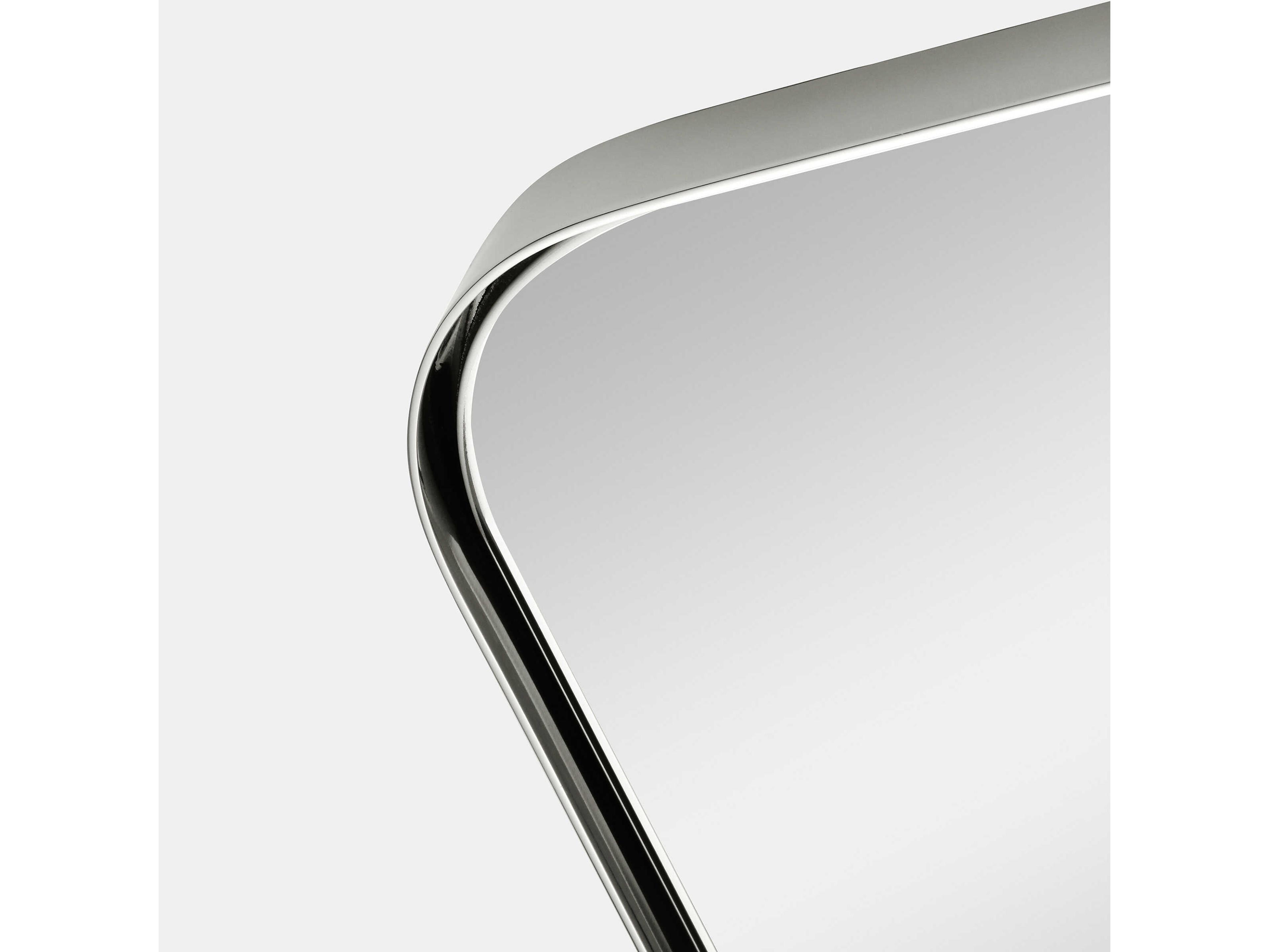 Generation Lighting Planer Polished Nickel Rectangular Wall Mirror