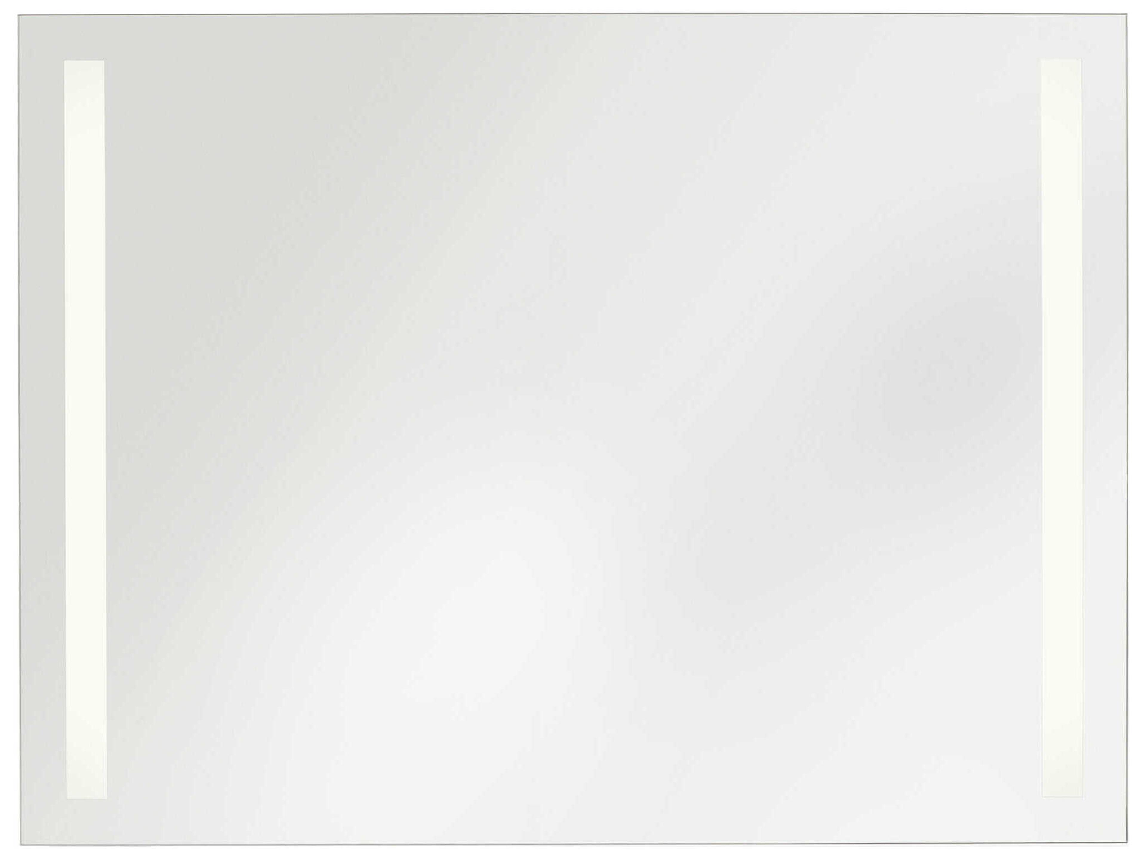 Lustro LED Illuminated Wall Mirror in Might Bright White