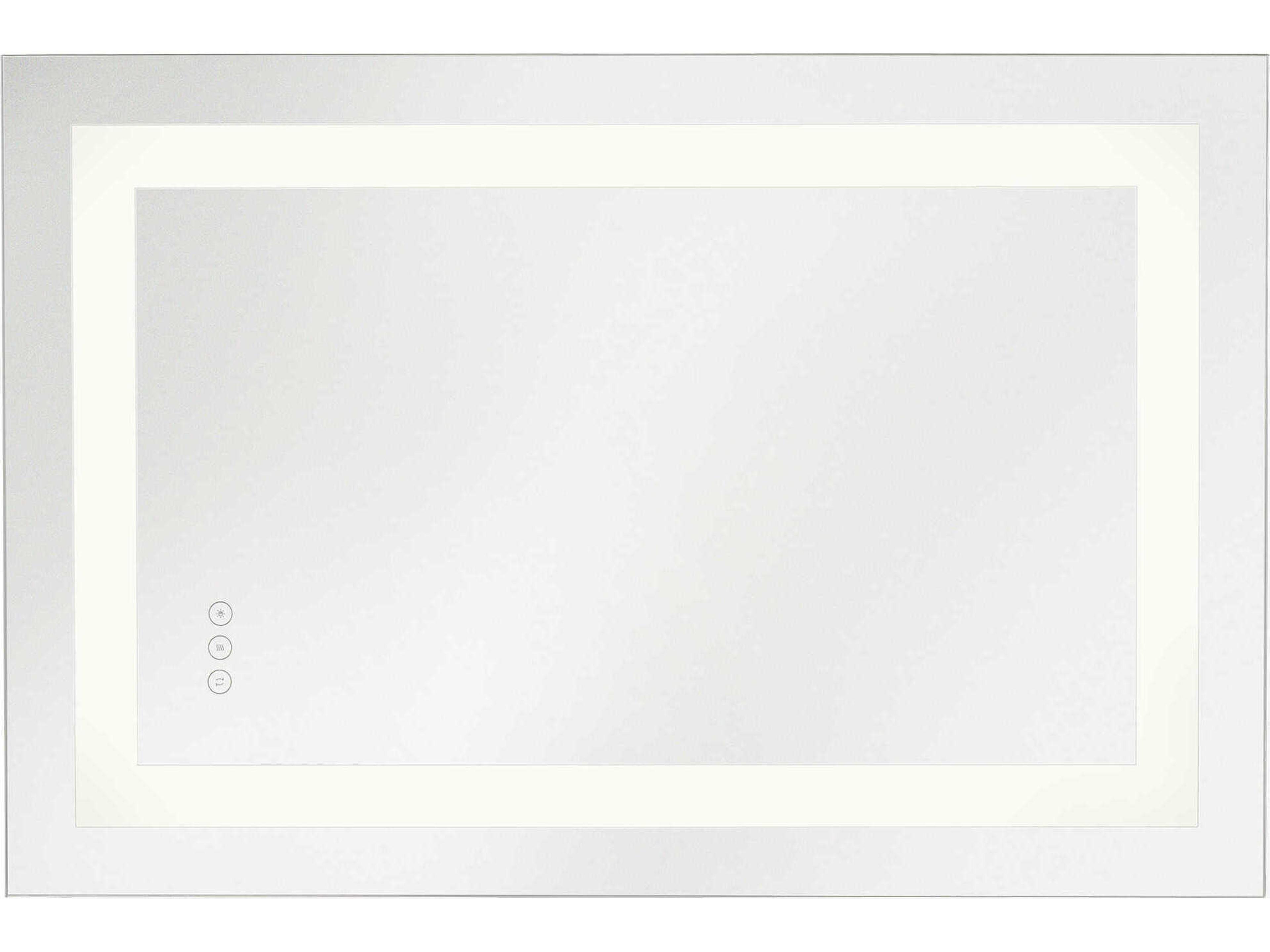 Mera 24 x 36 Inch LED Illuminated Wall Mirror in Might Bright White