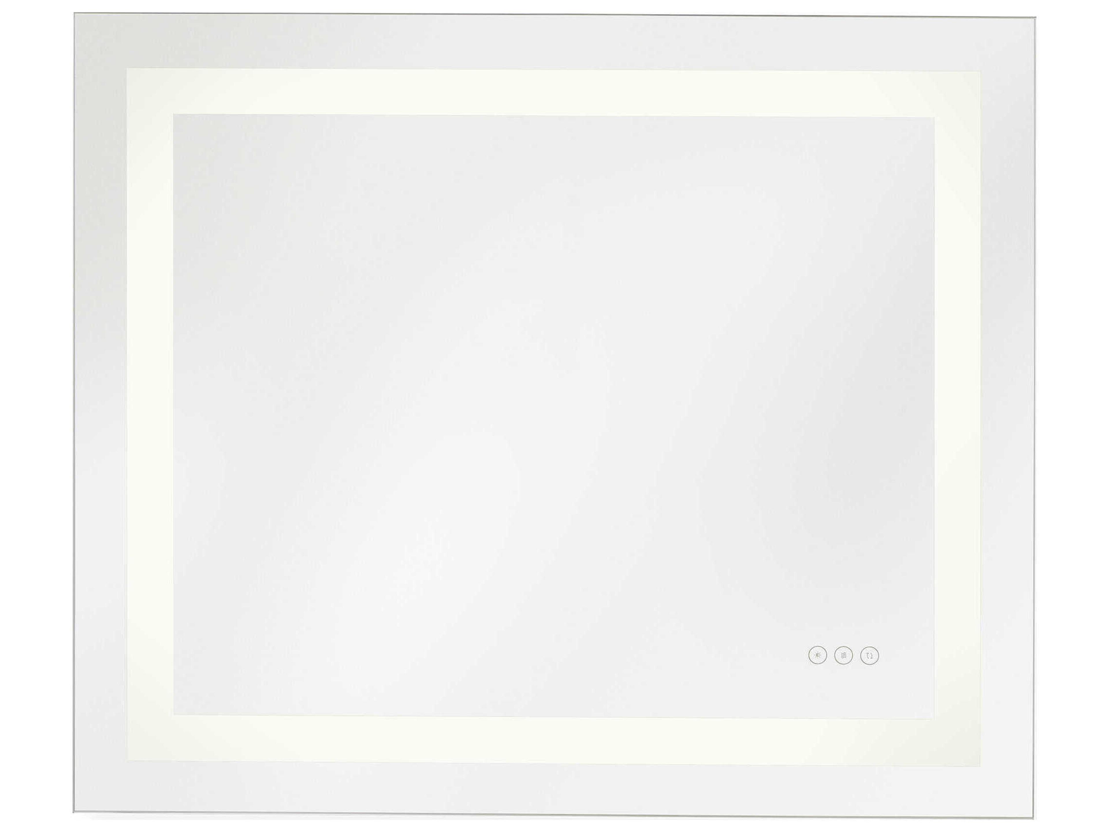 Mera 36-Inch Rectangular LED Wall Mirror with Adjustable Color Temperature