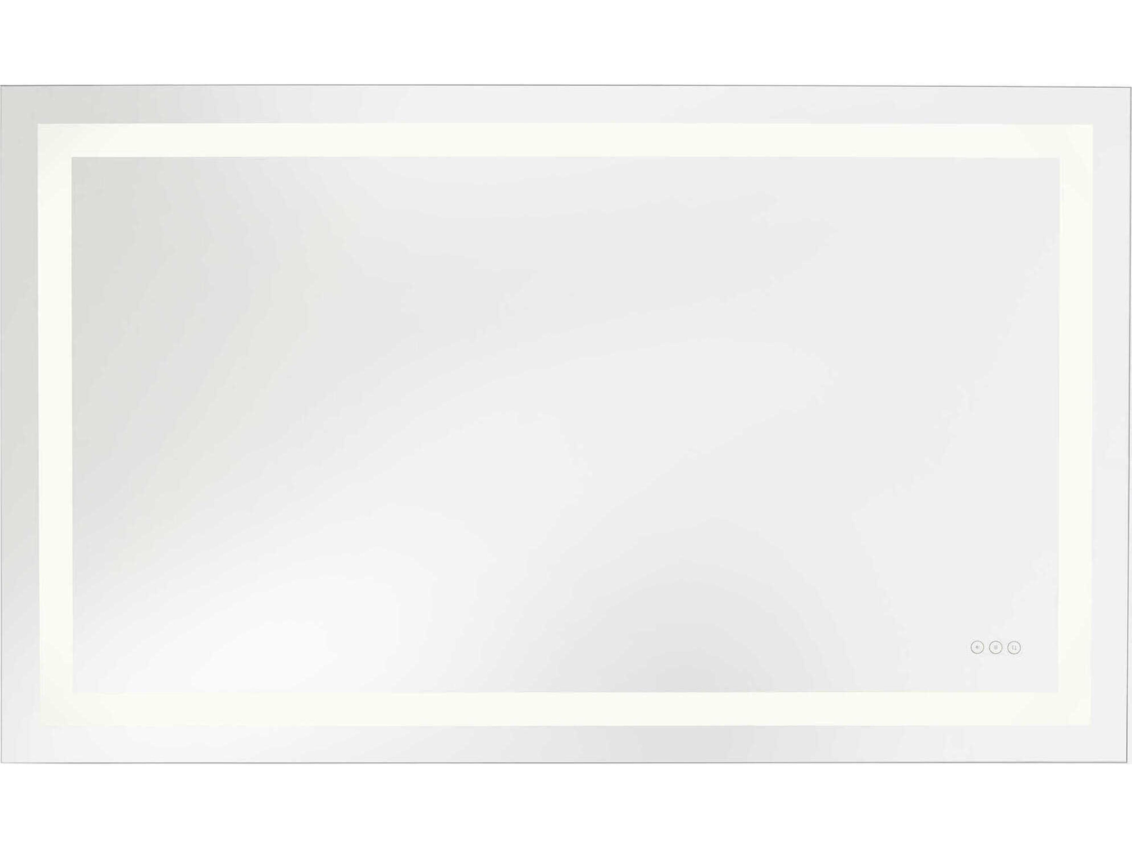 Mera 60-Inch x 36-Inch Rectangular LED Illuminated Mirror in Might Bright White
