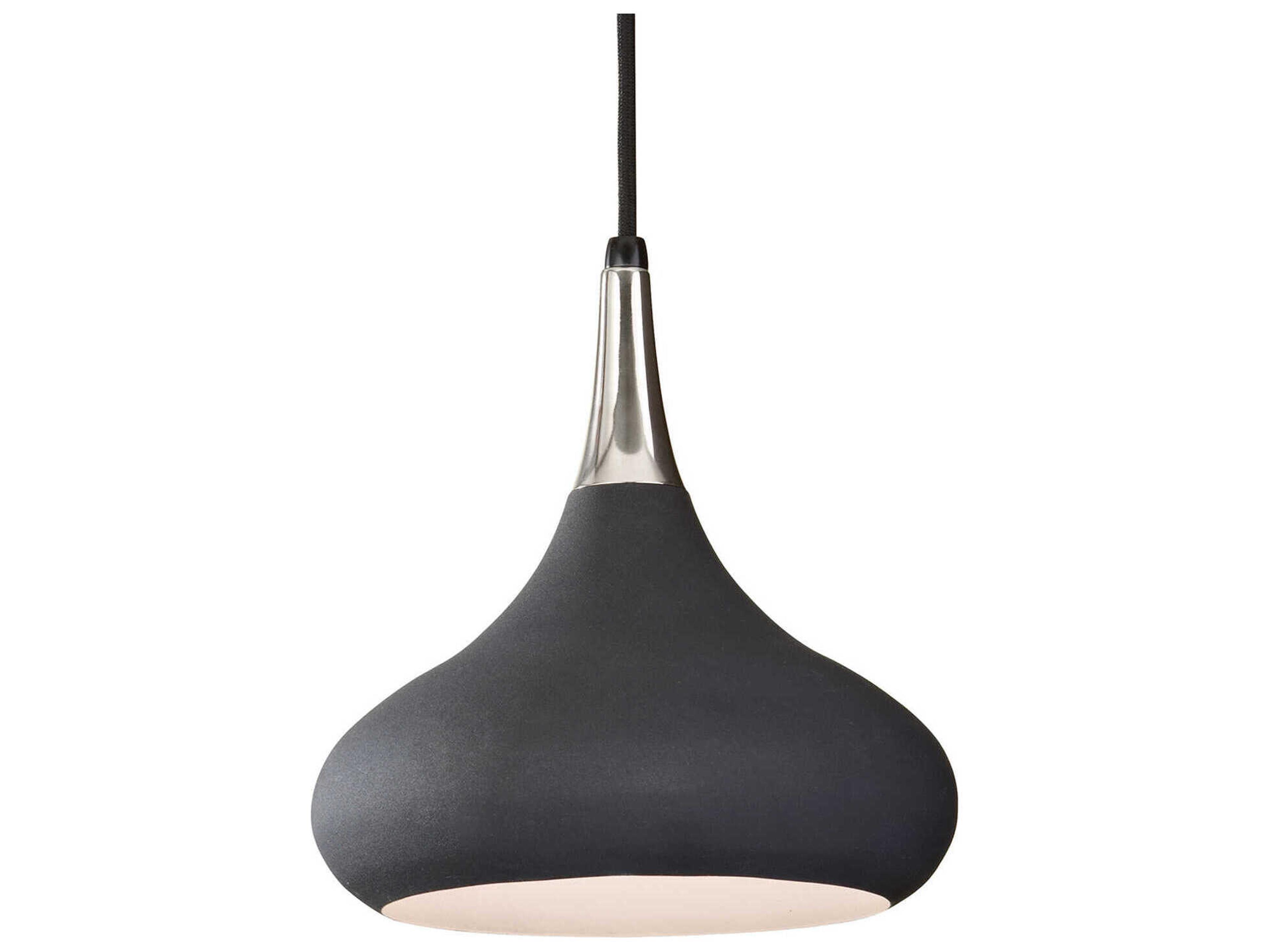 Belle 1-Light Black Mini Pendant