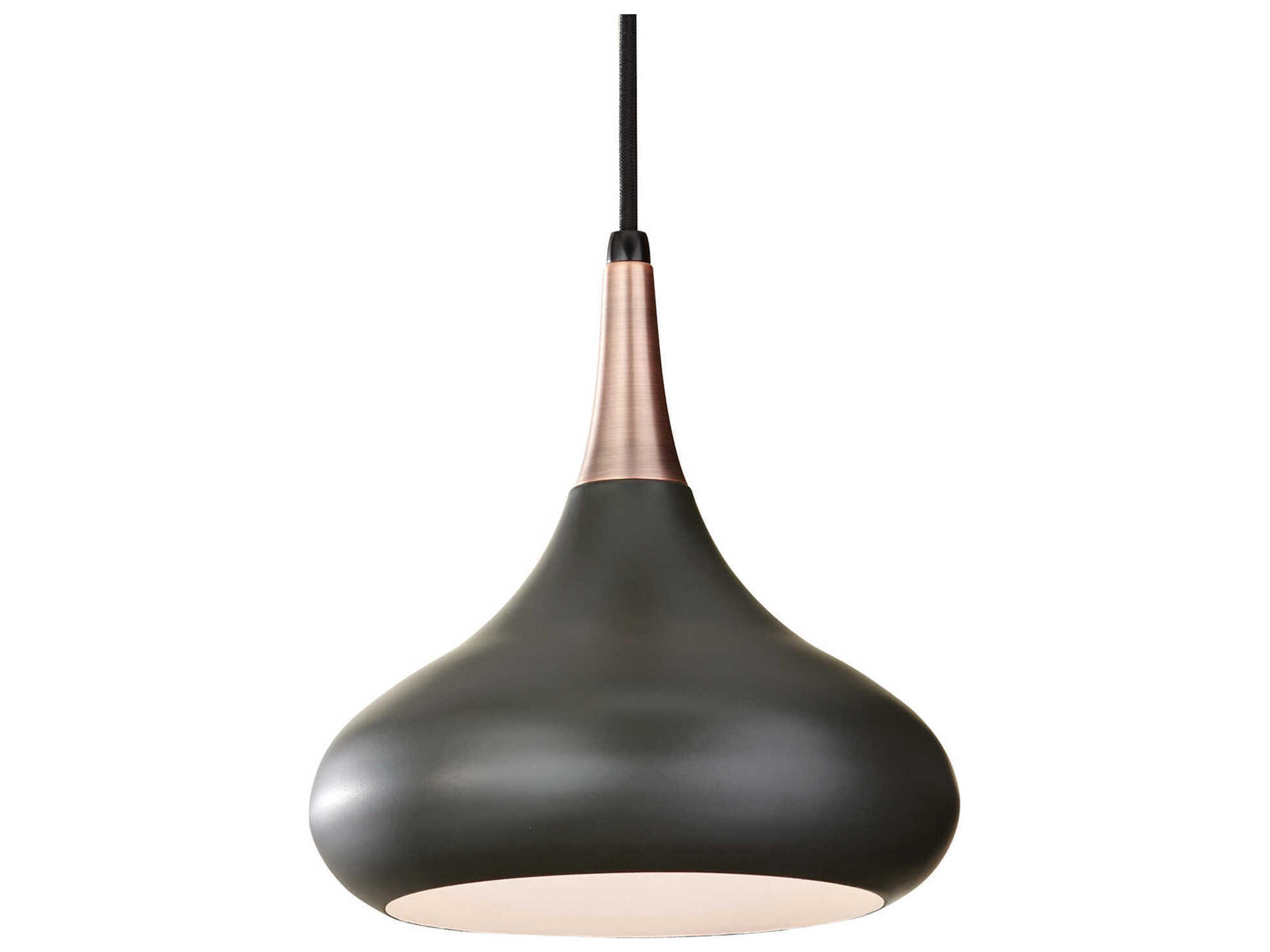 Belle 1-Light Dark Bronze Mini Pendant