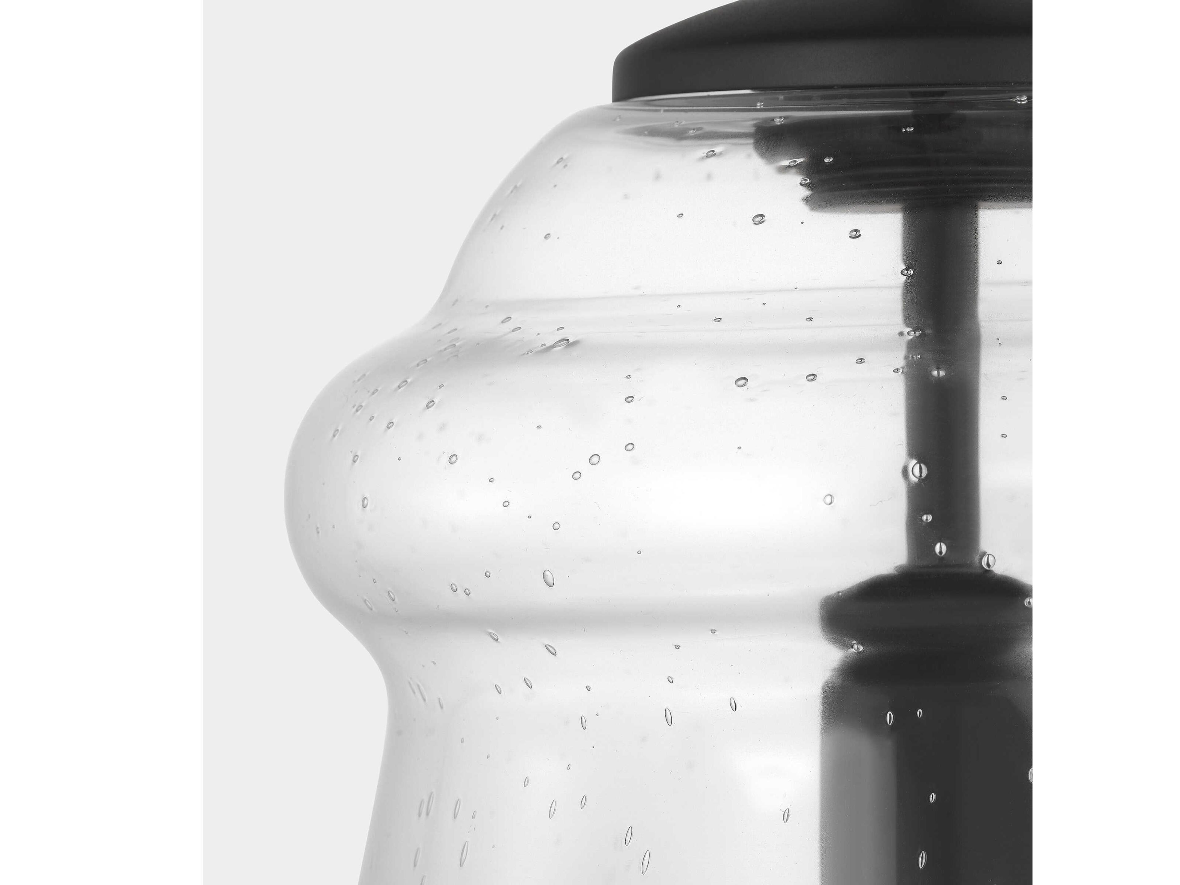 Generation Lighting Loras 1-Light Midnight Black Bell Mini Pendant