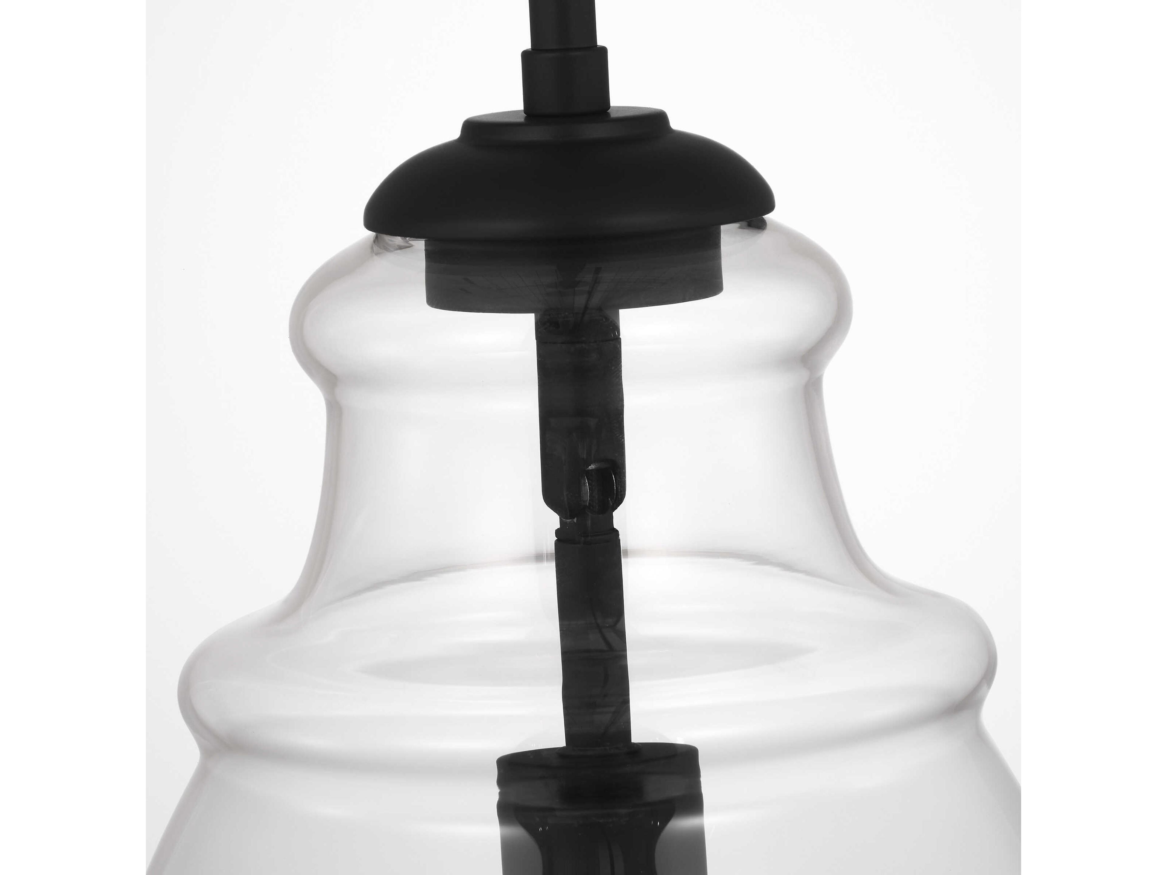 Generation Lighting Marino 1-Light Midnight Black Mini Pendant