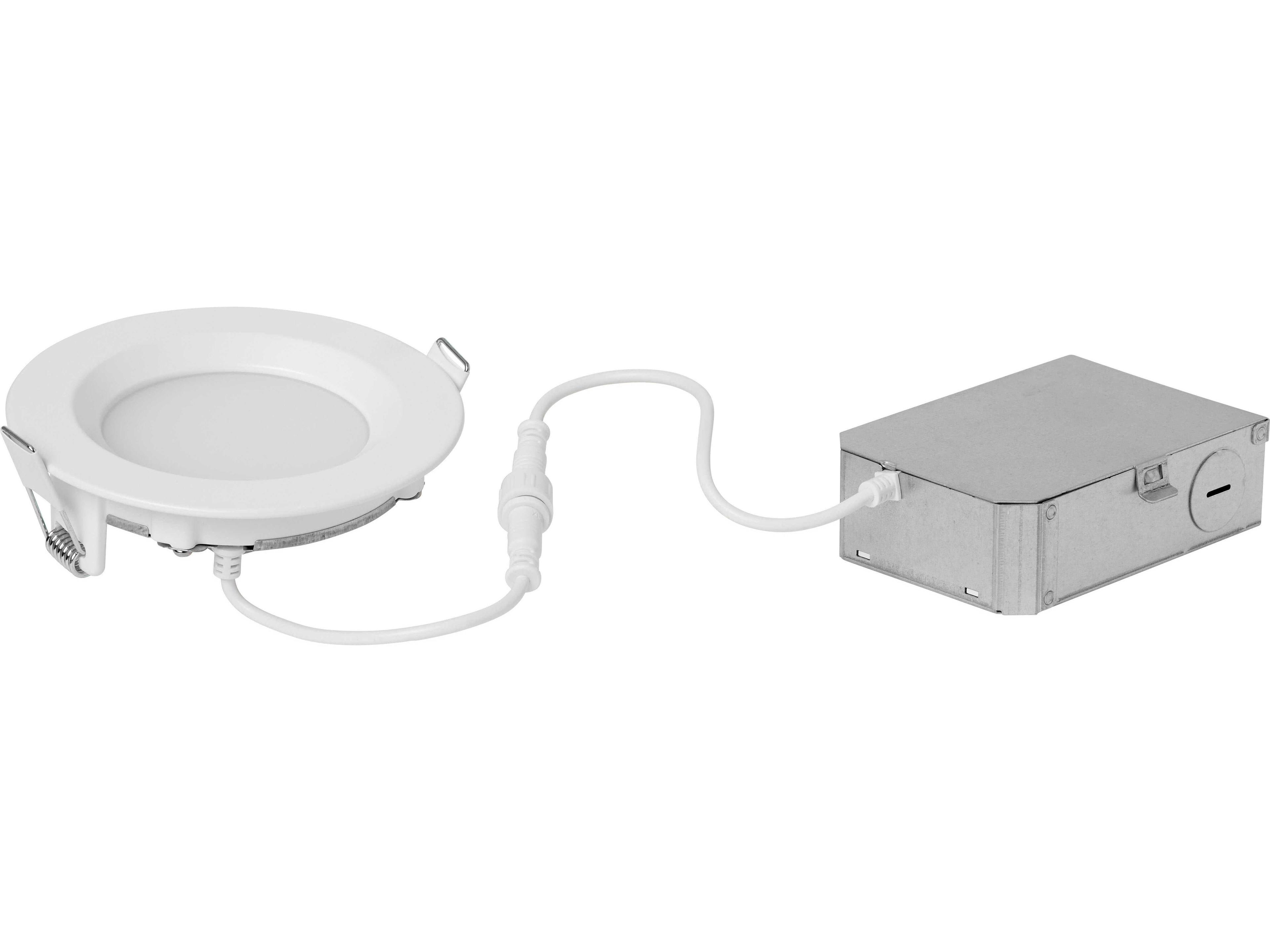 Generation Lighting Verra 1-Light White Round Recessed Light