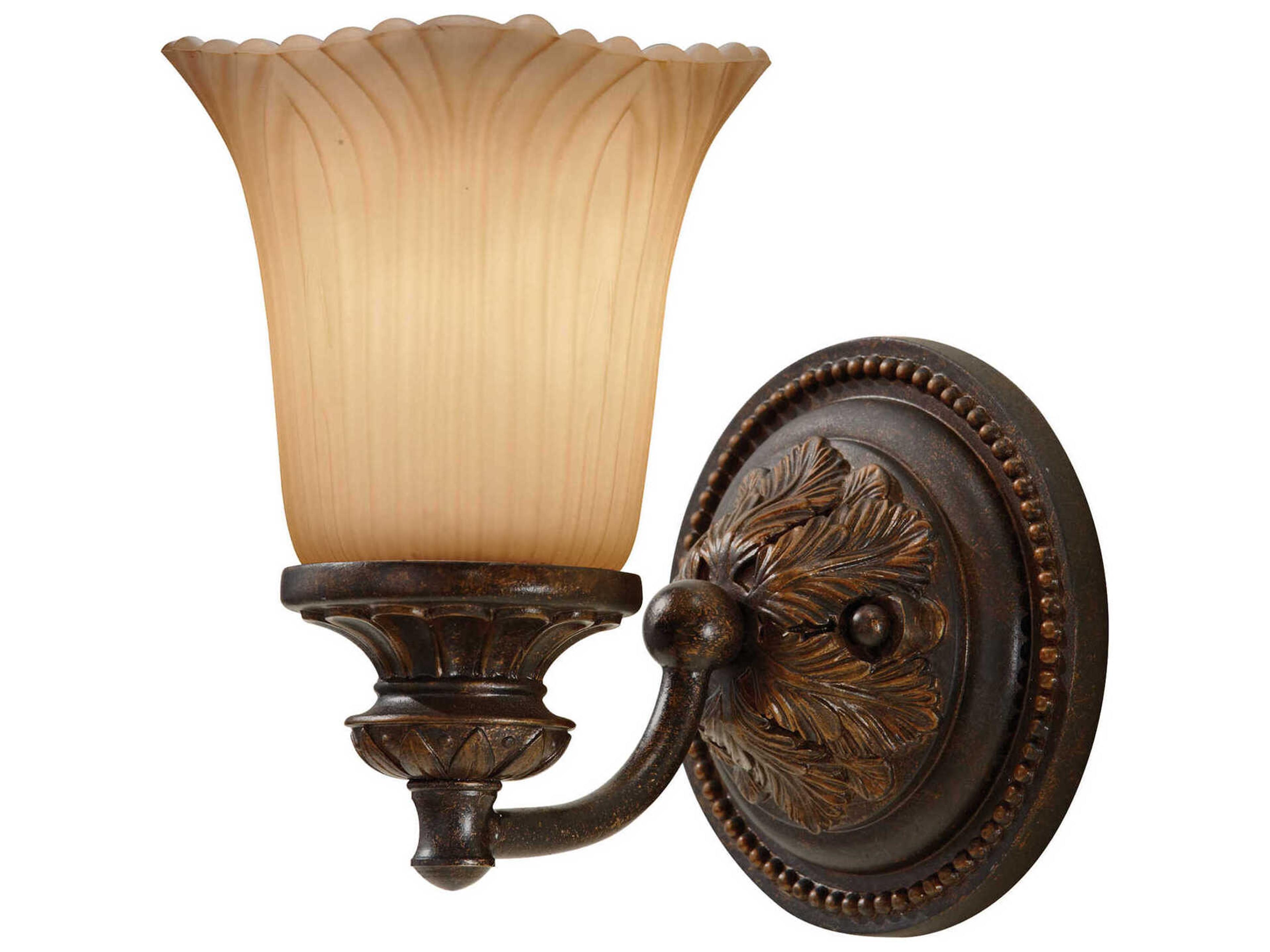 Emma 1-Light Traditional Wall Sconce in Grecian Bronze