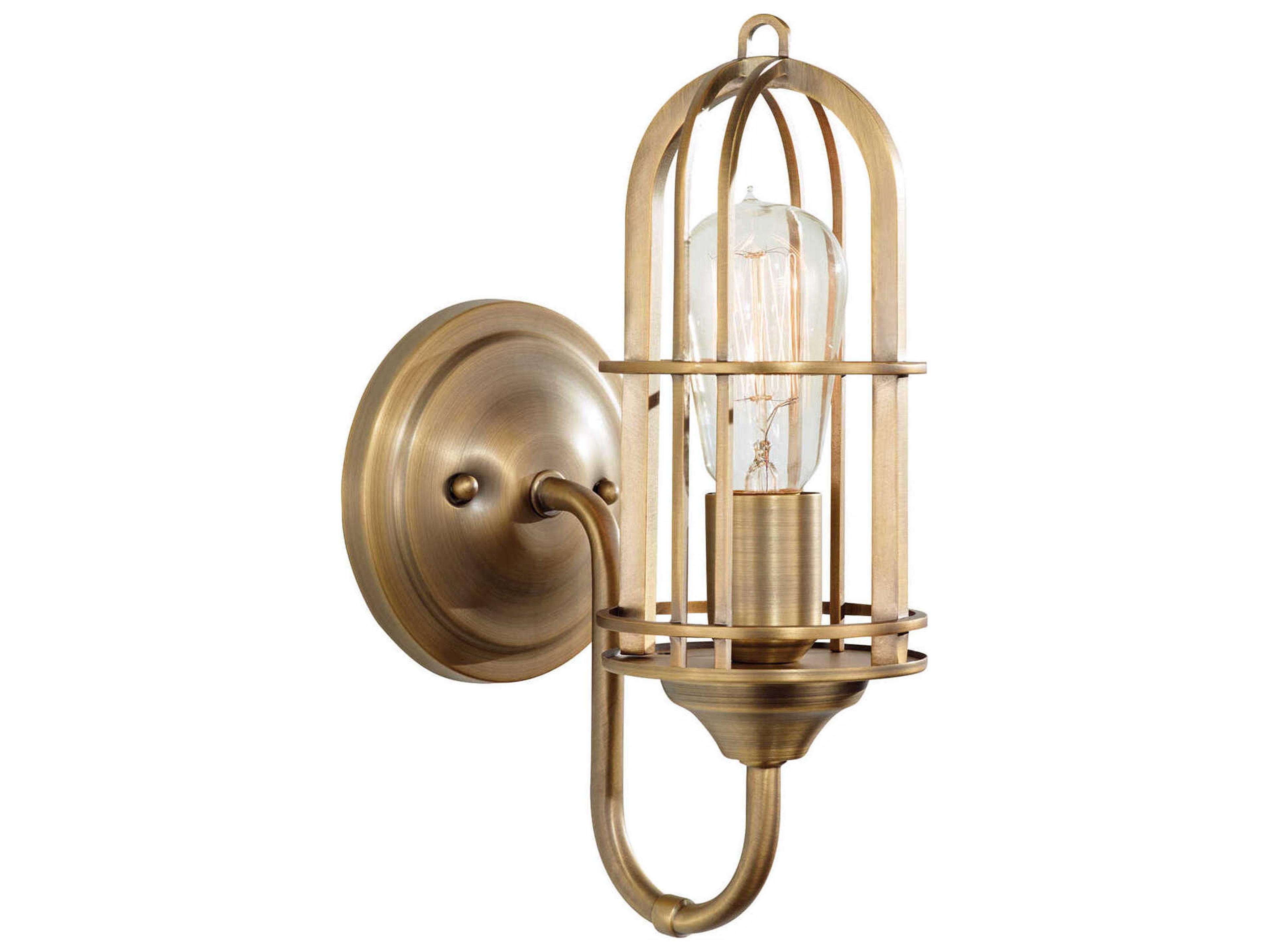 Urban Renewal 1-Light Dark Antique Brass Wall Sconce