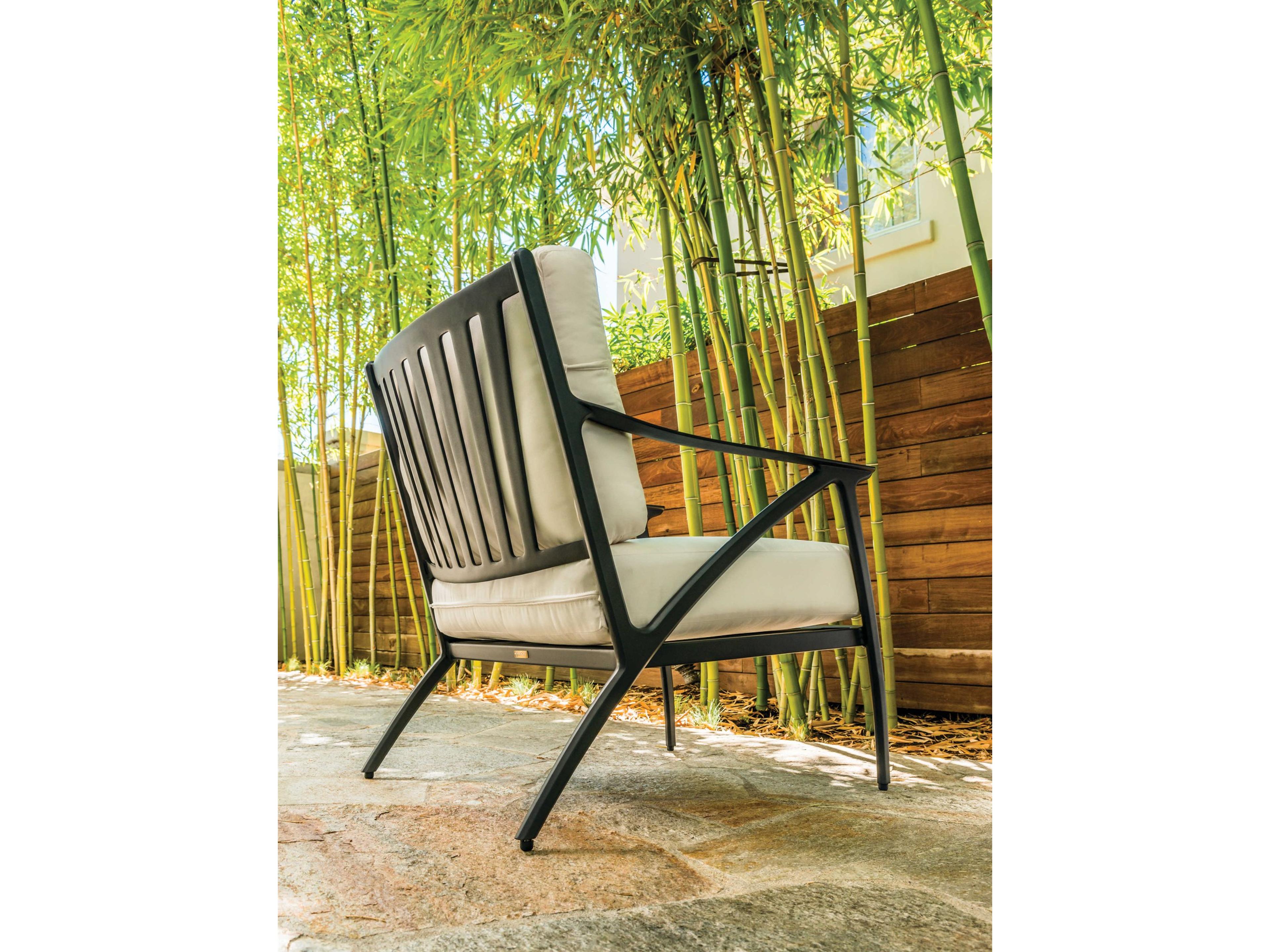 Gensun Amari Aluminum Carbon Outdoor Lounge Chair