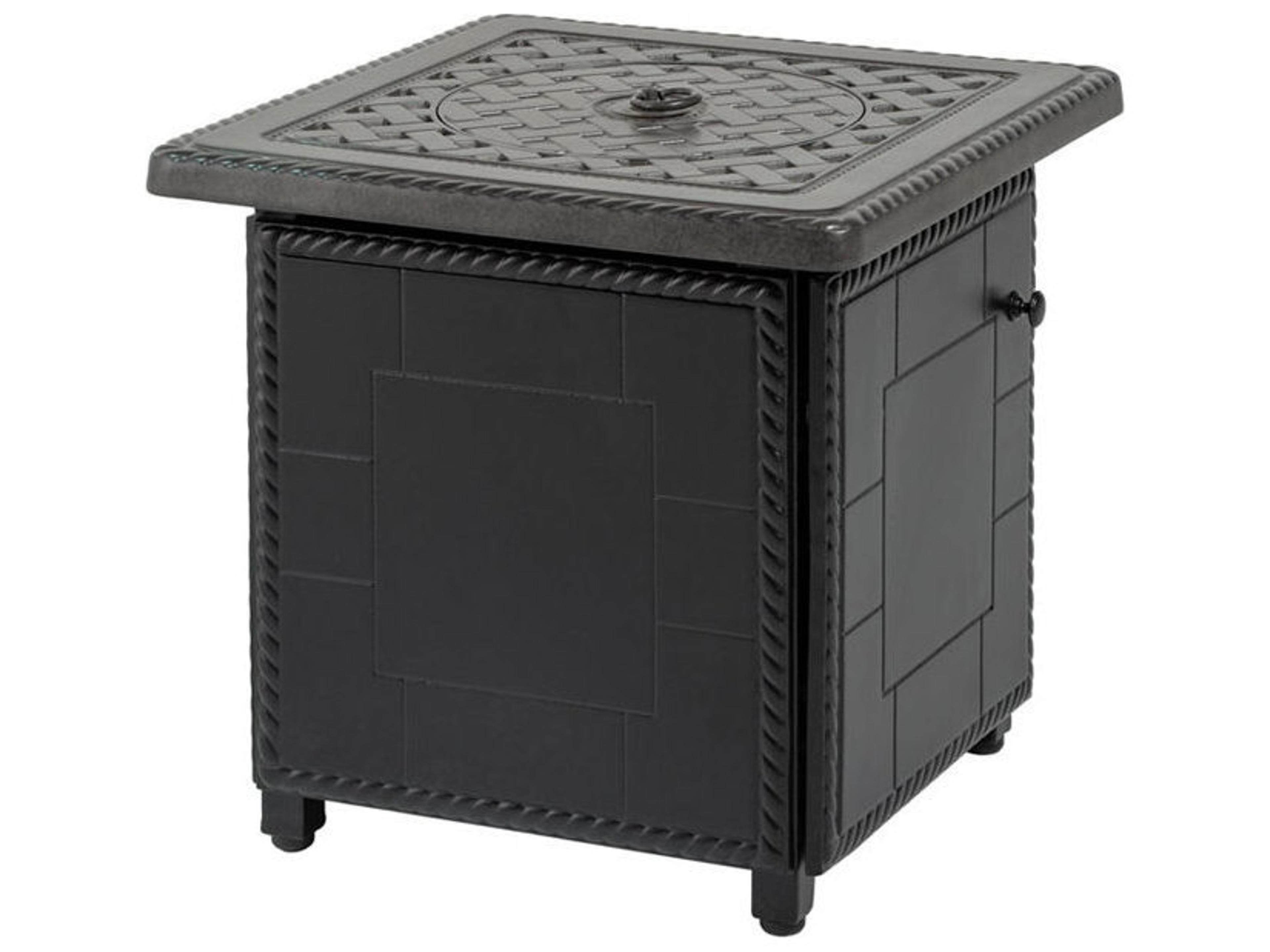 Gensun Grand Terrace Aluminum Square Fire Pit Table Top