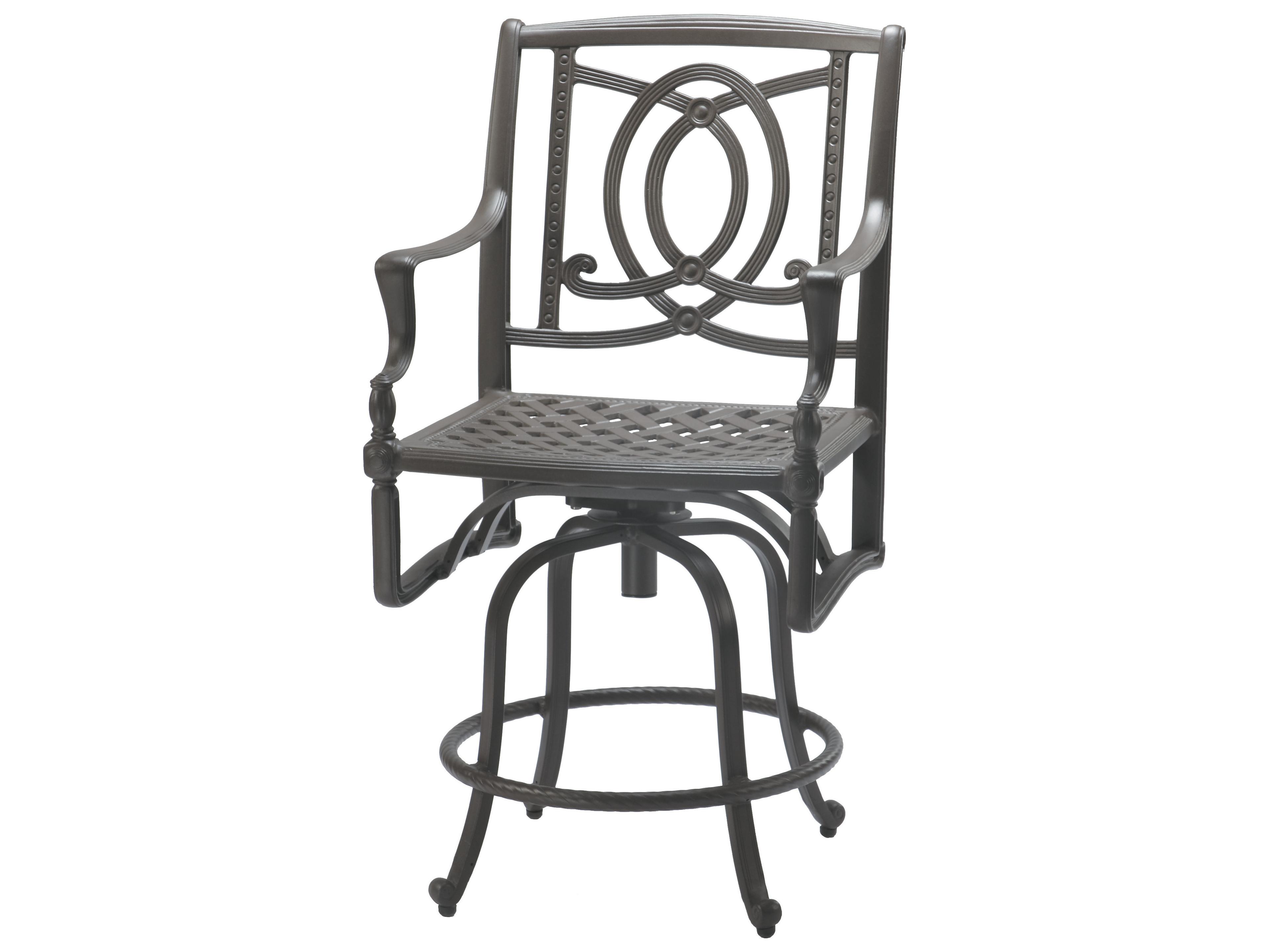 Bel Air Cast Aluminum Swivel Outdoor Counter Stool