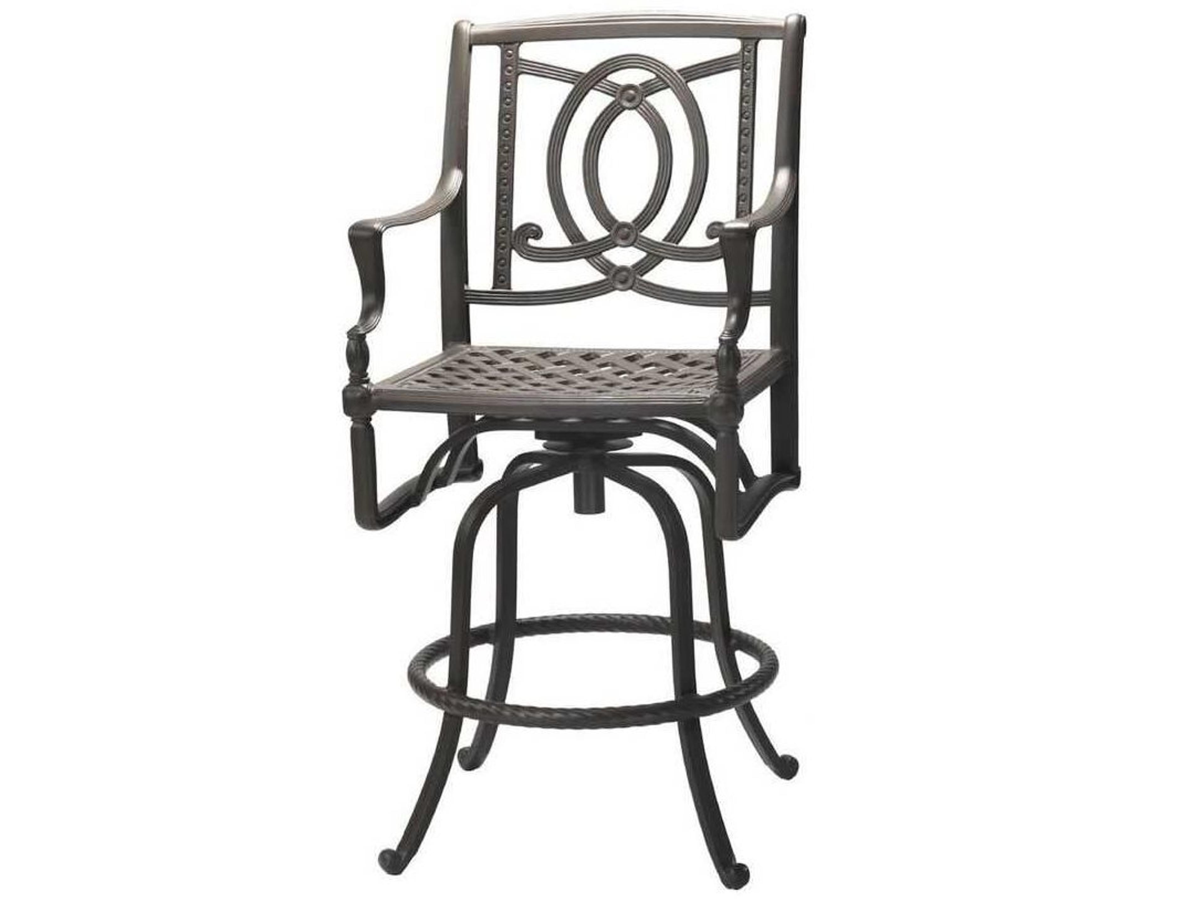 Bel Air Cast Aluminum Swivel Patio Bar Stool
