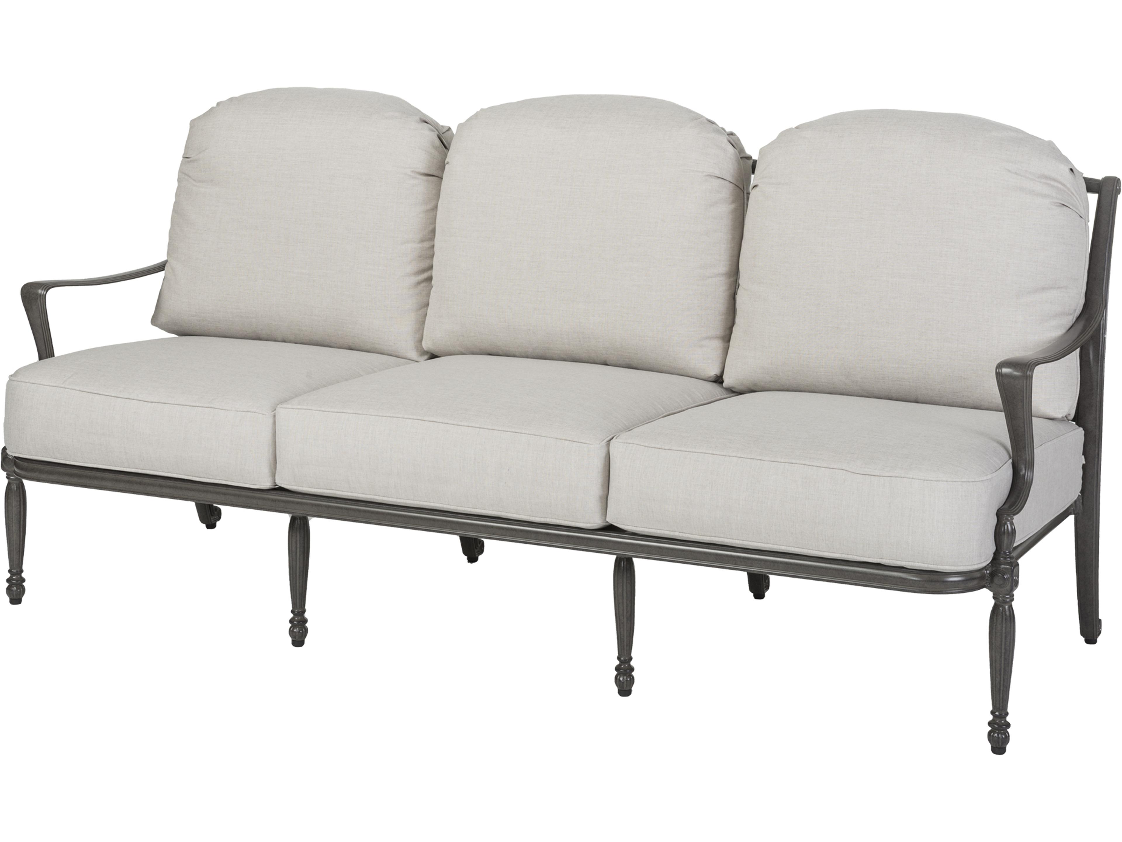 Bel Air Cast Aluminum Outdoor Patio Sofa