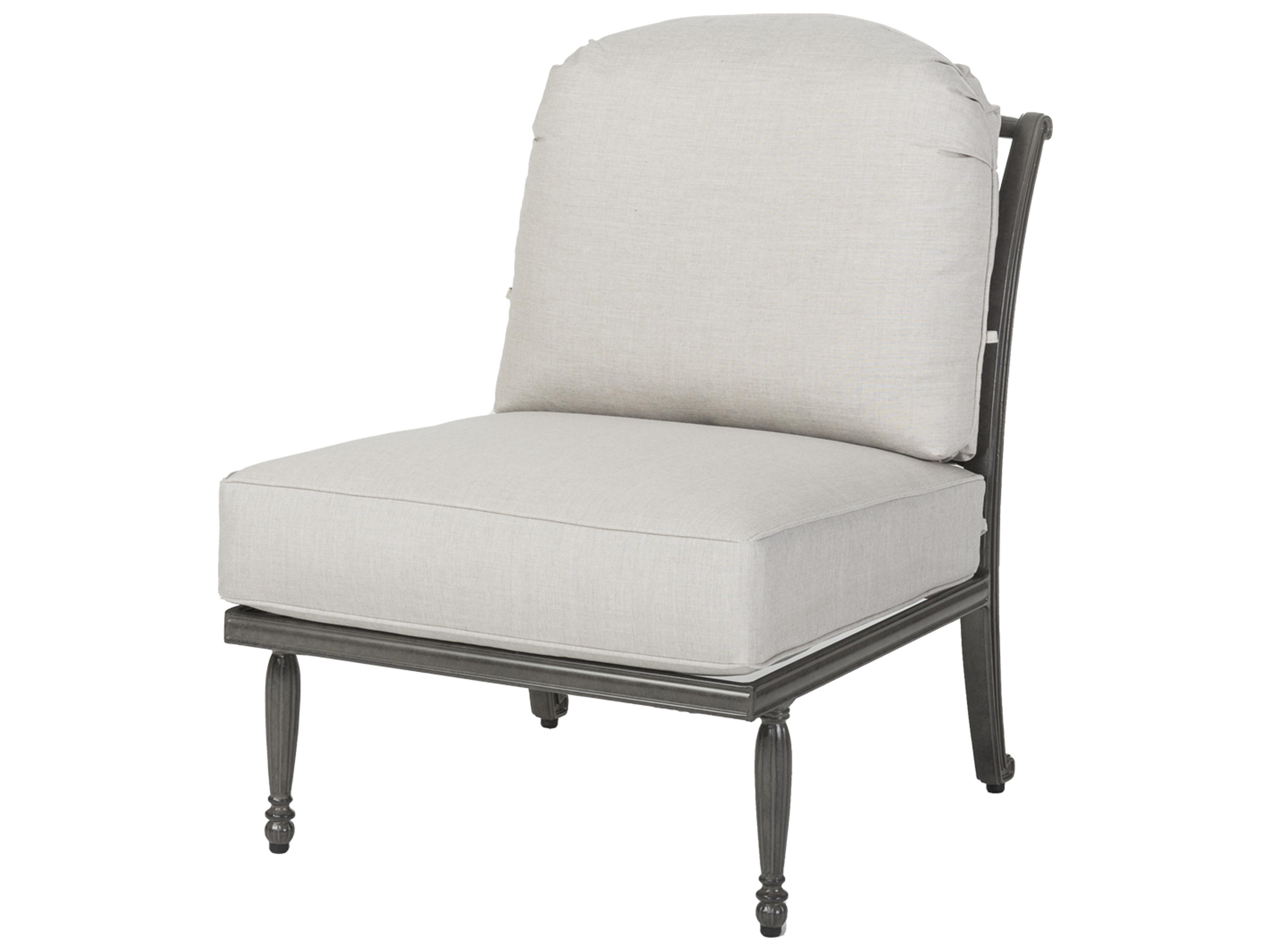 Bel Air Cast Aluminum Modular Outdoor Patio Lounge Chair