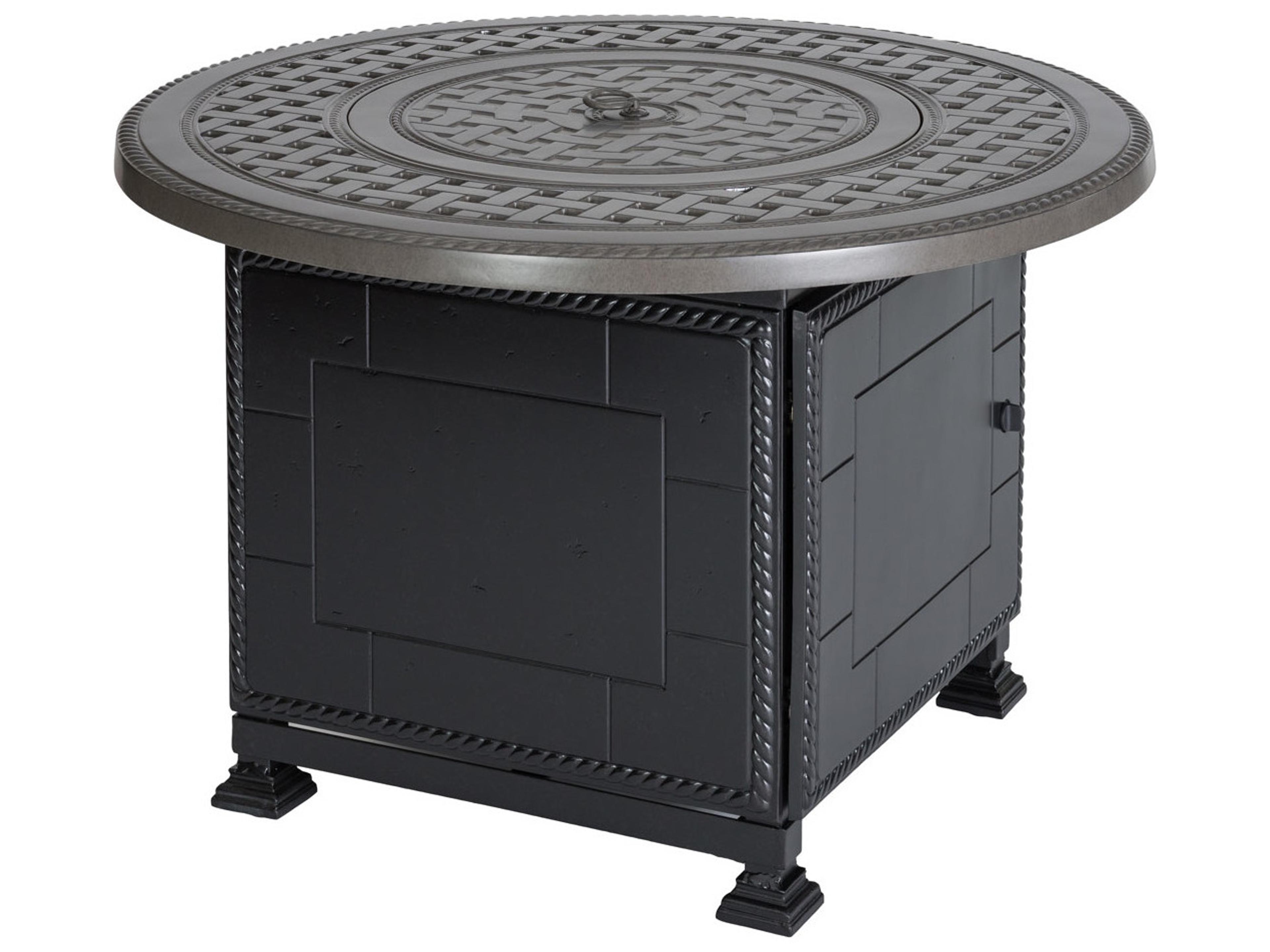 Paradise Aluminum Square Dining Height Fire Pit Base