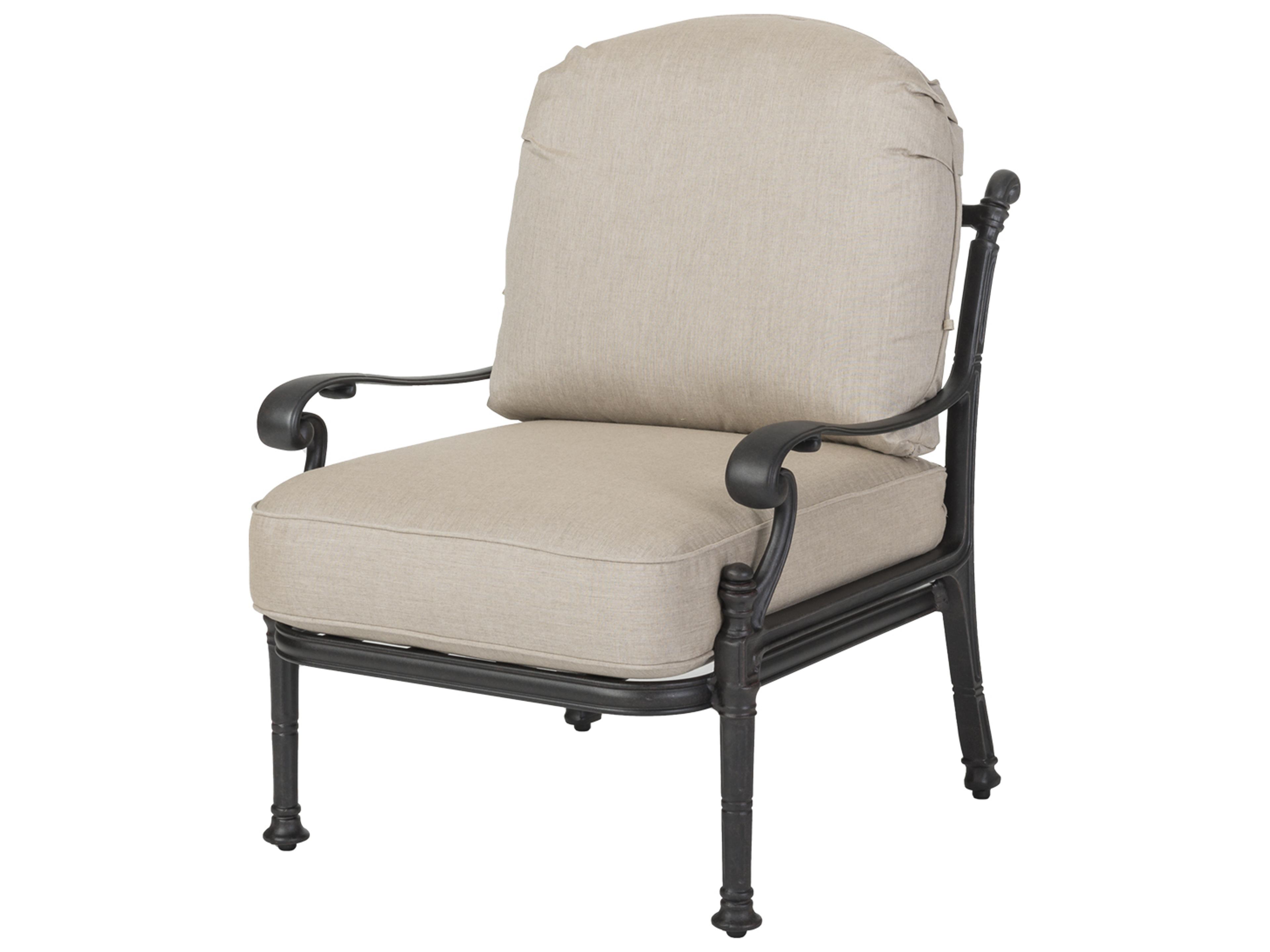 Florence Cast Aluminum Patio Lounge Chair