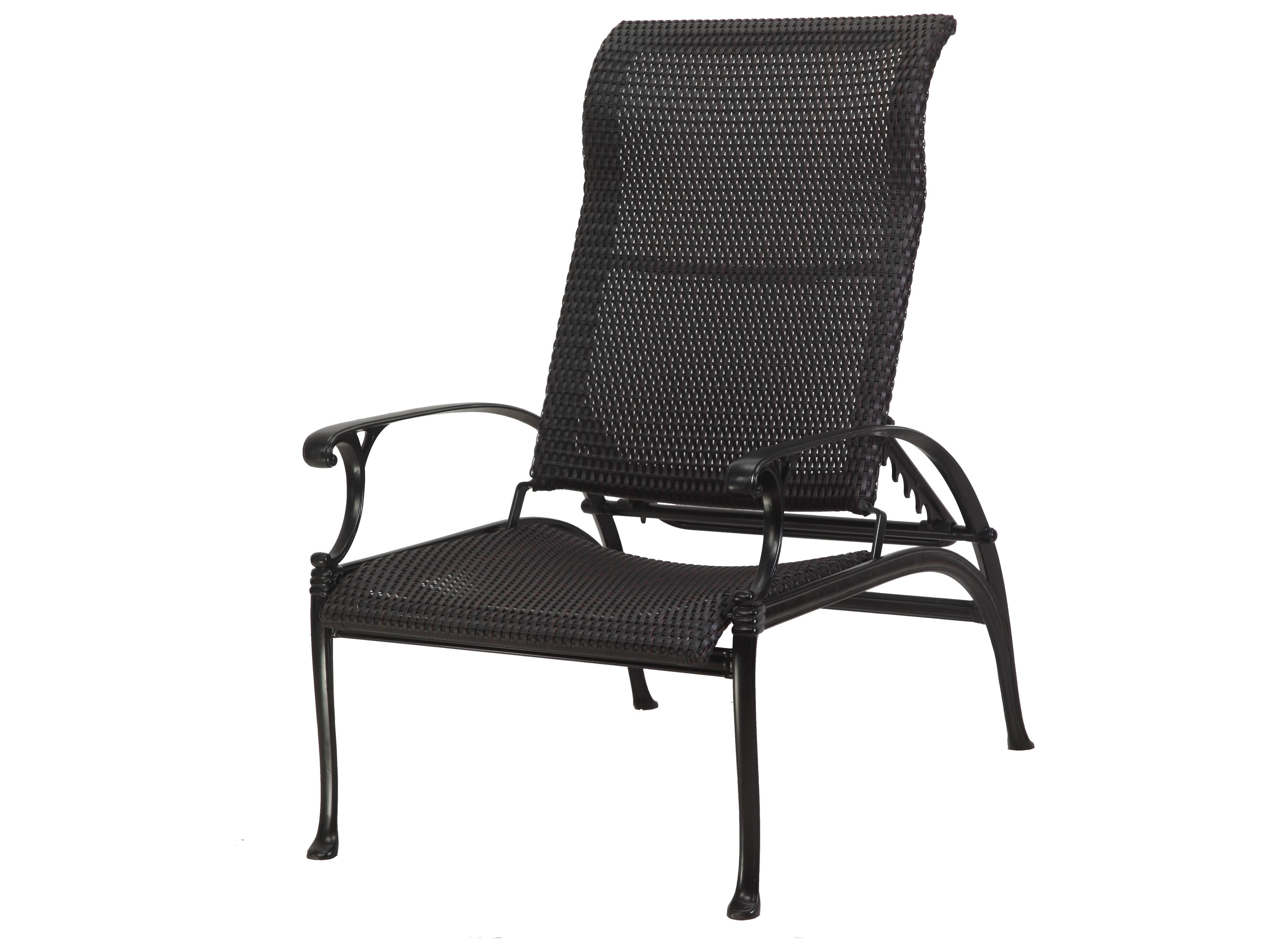 Michigan Woven Cast Aluminum Reclining Chair