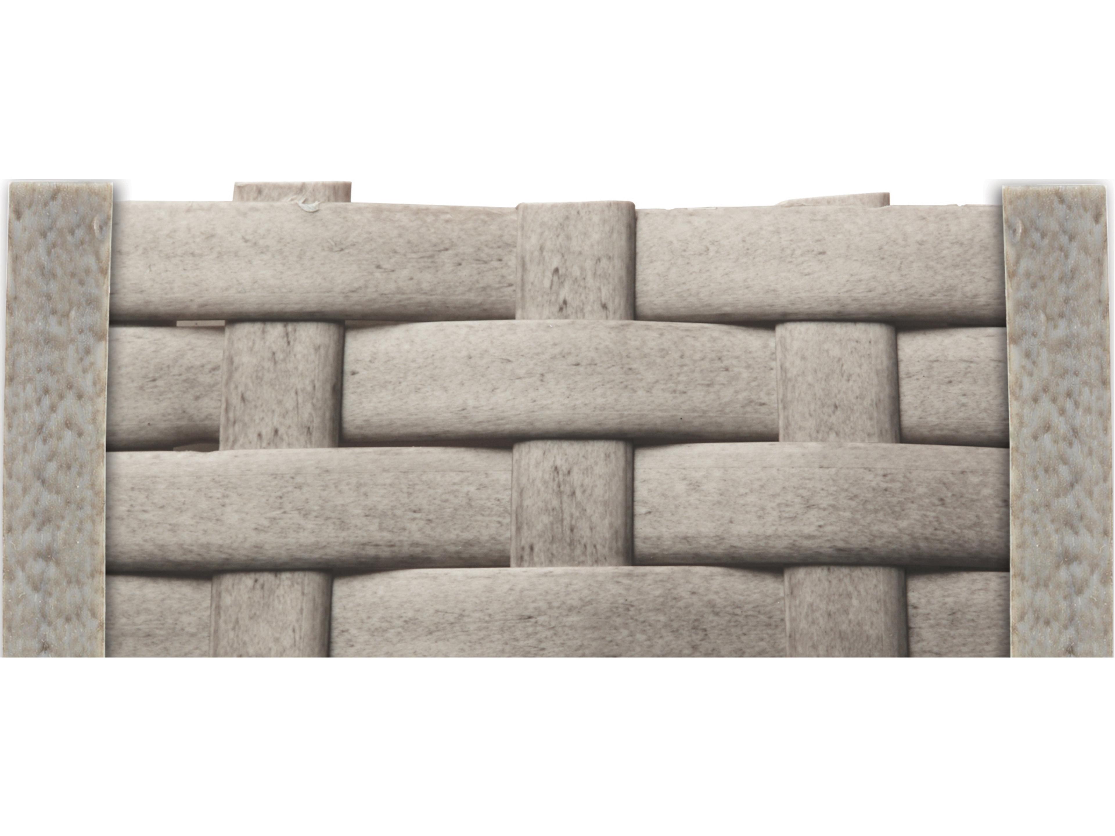 Gensun Amari Woven Aluminum Carbon Outdoor Patio Chaise Lounge