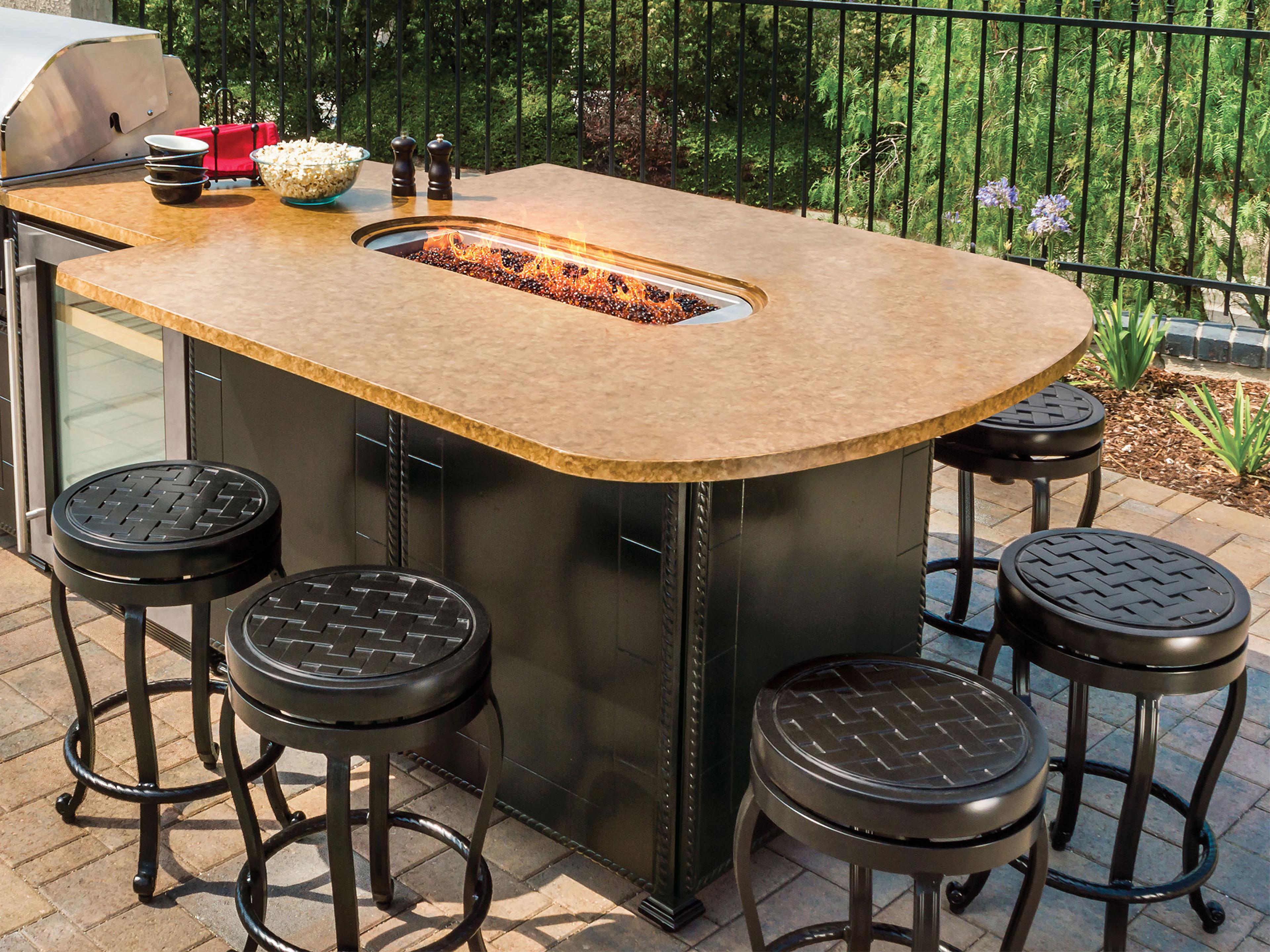 Bar and Balcony Stools Cast Aluminum Counter Set