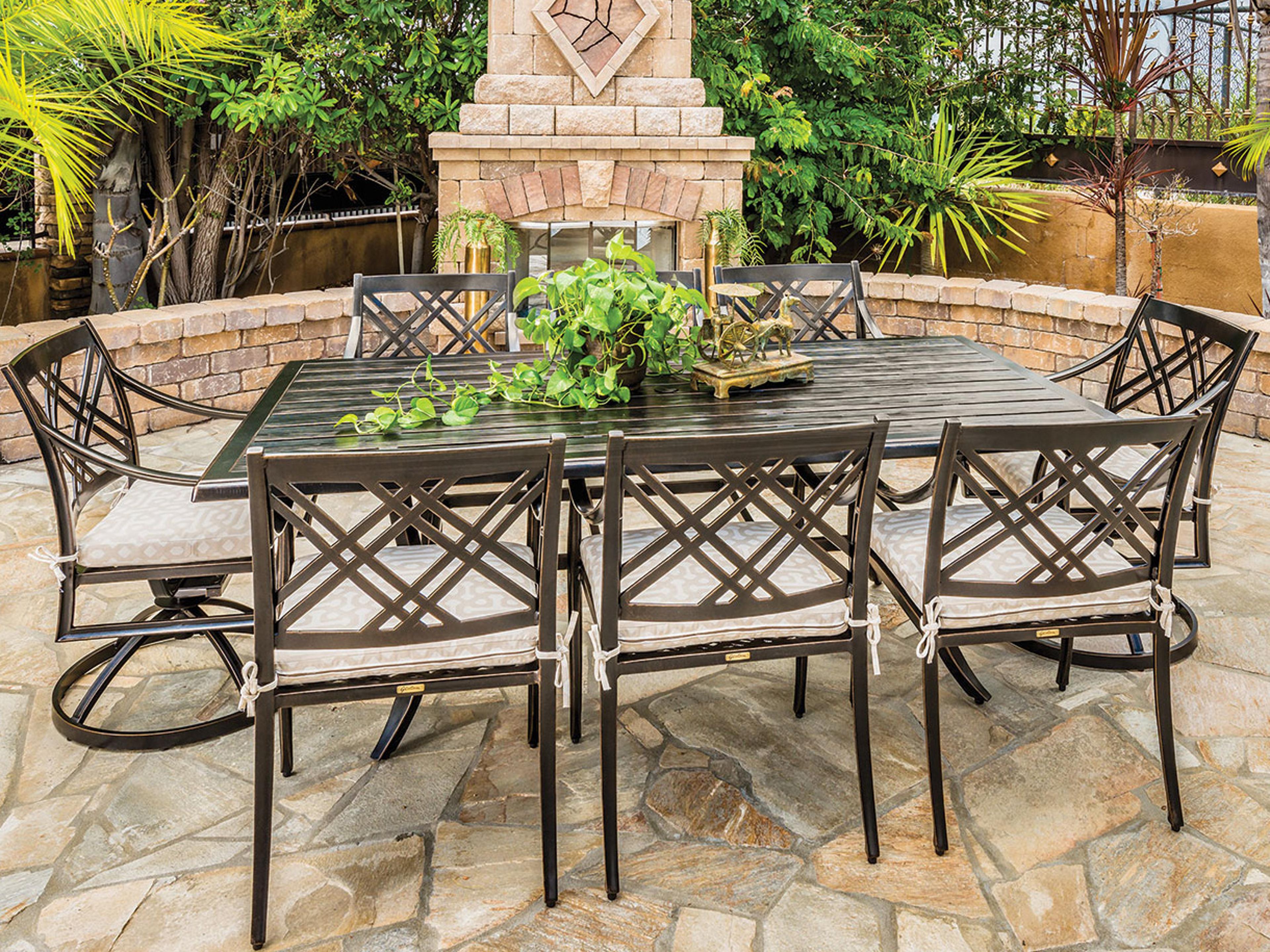 Edge Aluminum Dinning Set