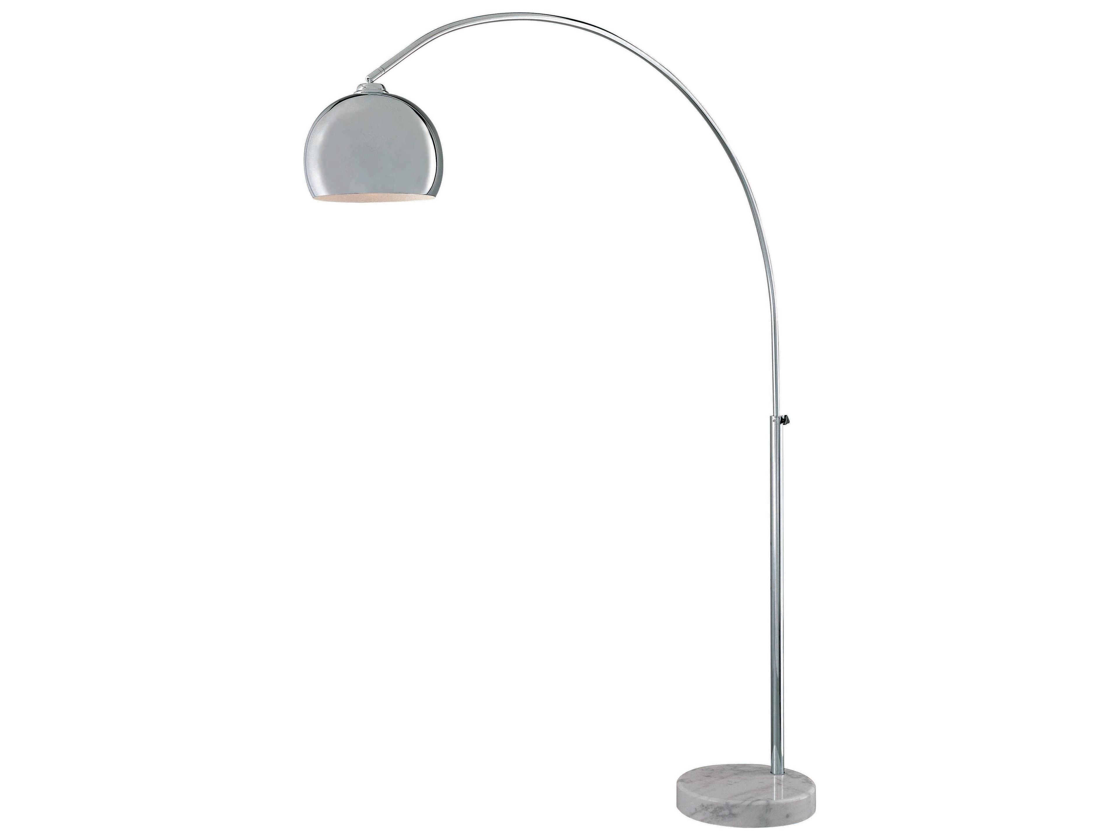 George Kovacs Georges Reading Room LED Chrome Floor Lamp