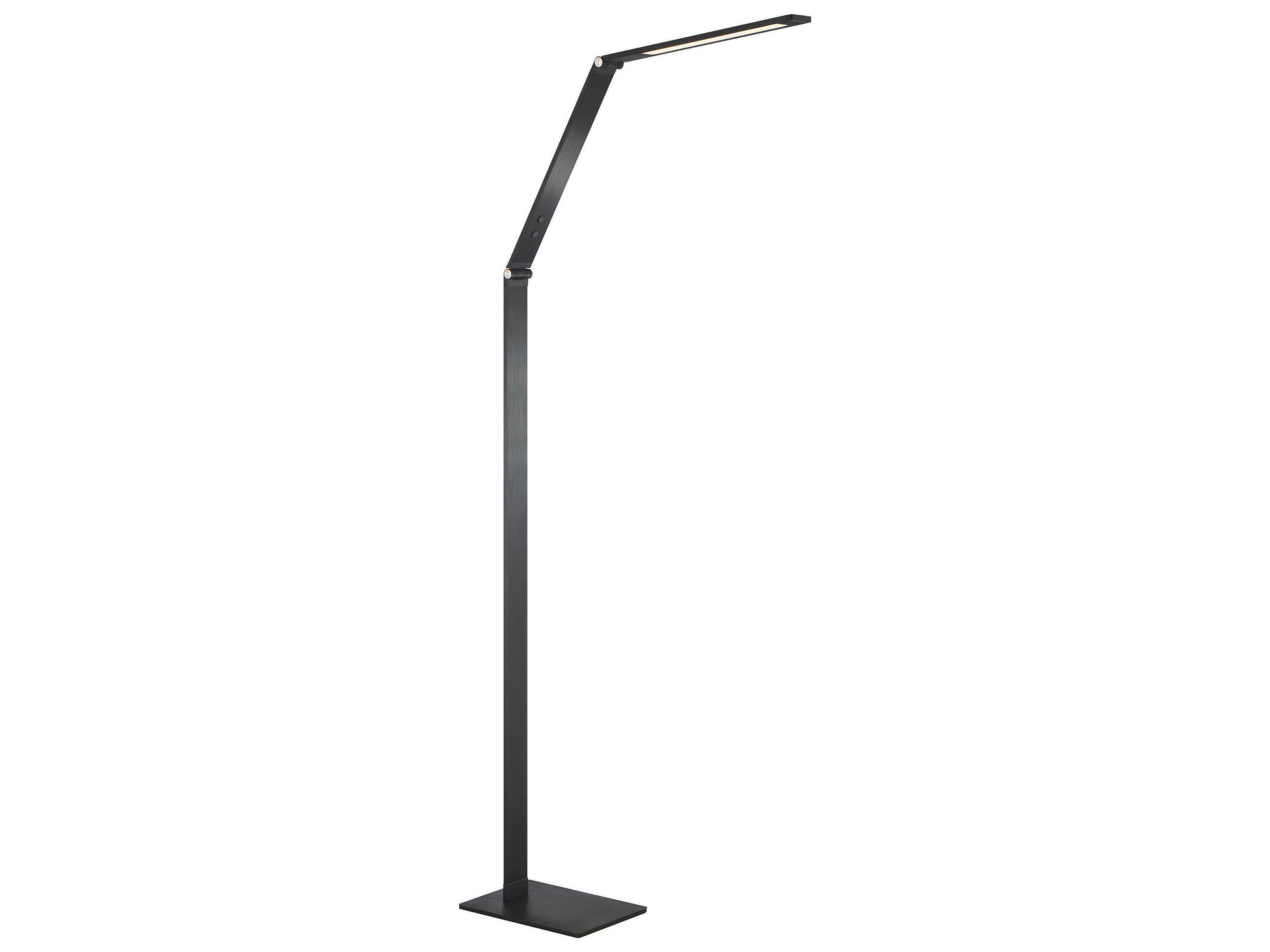 Portables LED Floor Lamp in Anodized Brushed Coal