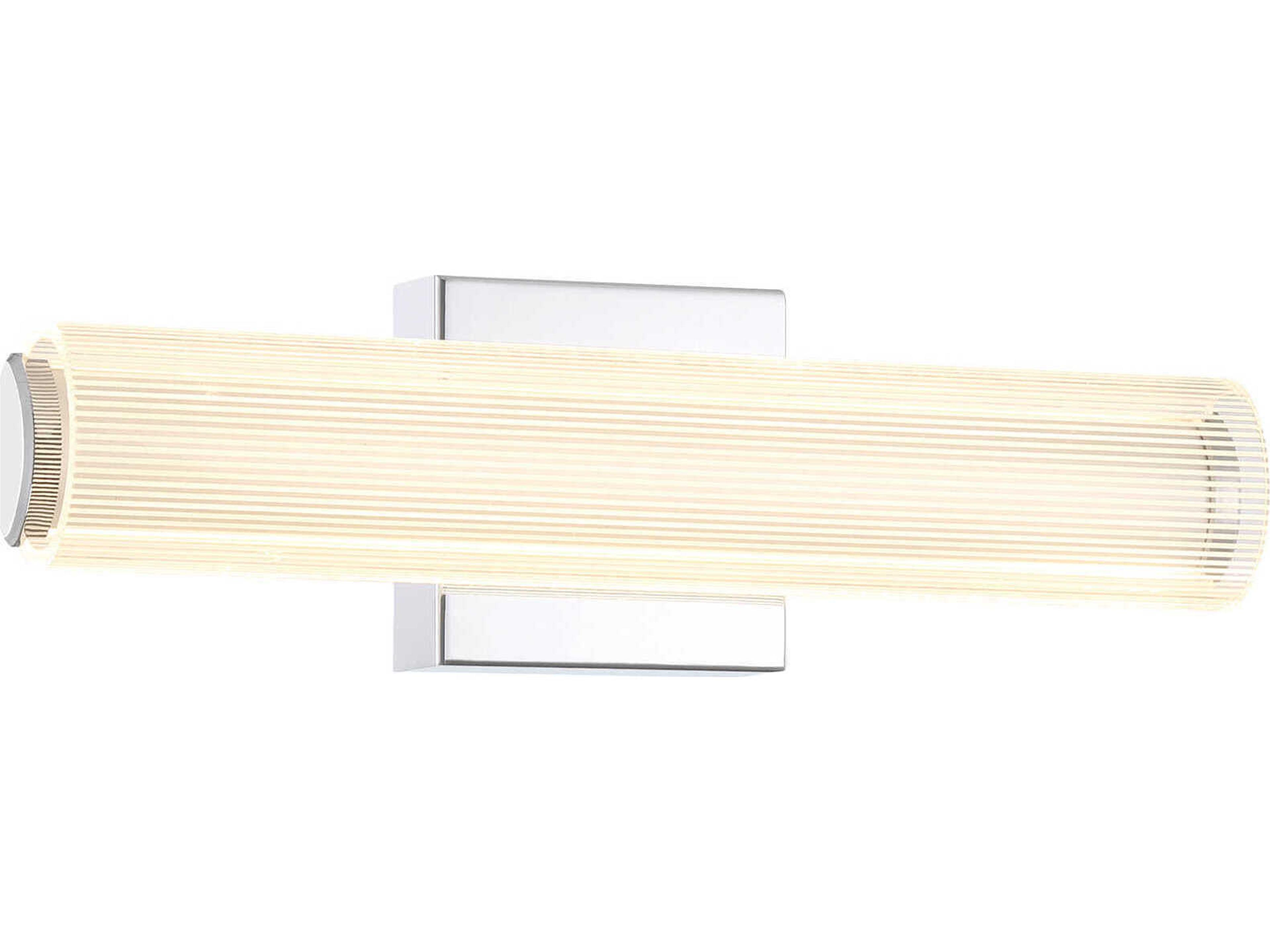 Razors Edge 1-Light Chrome Vanity Light