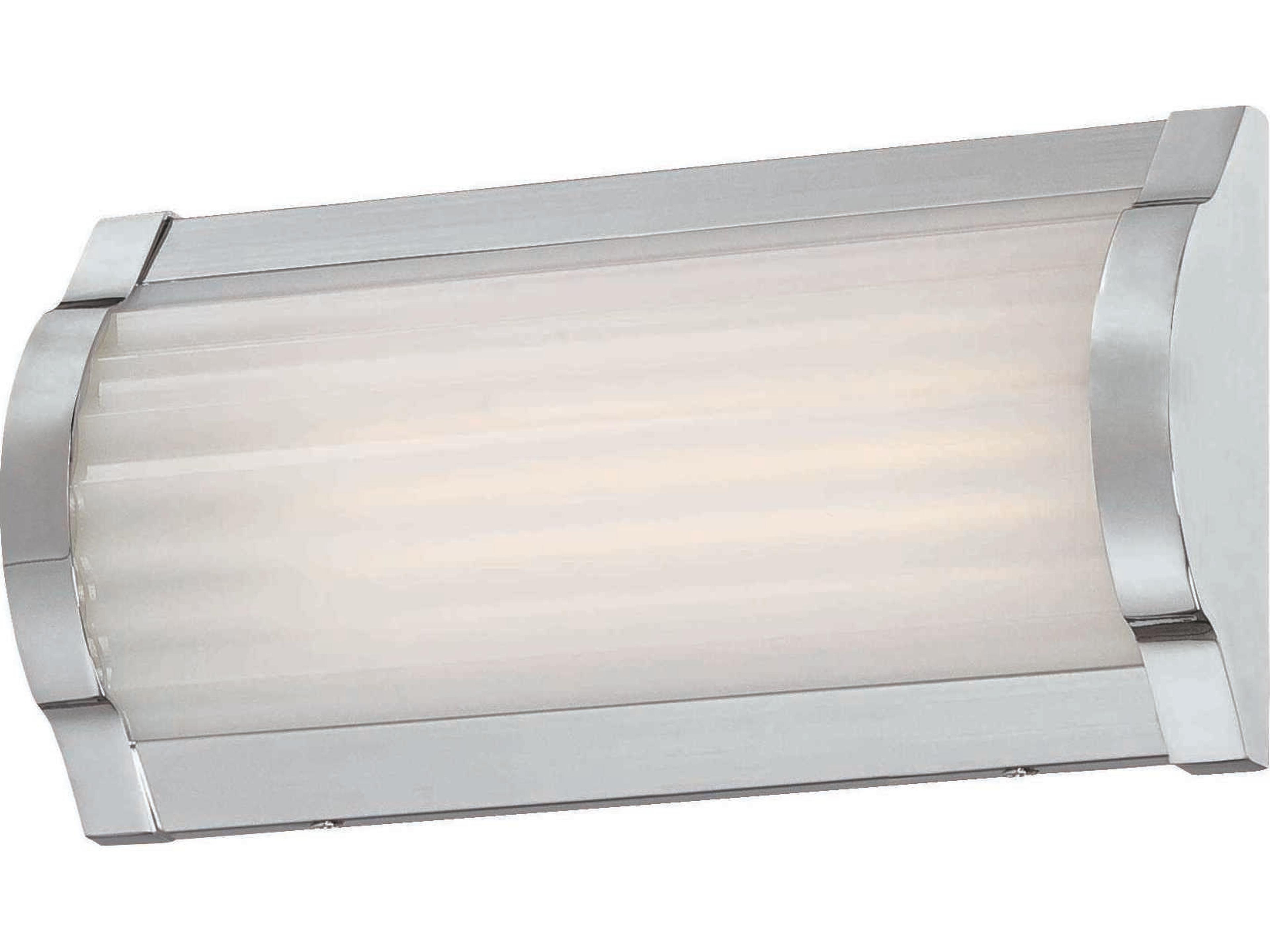 Verin 1-Light Chrome White LED Wall Sconce