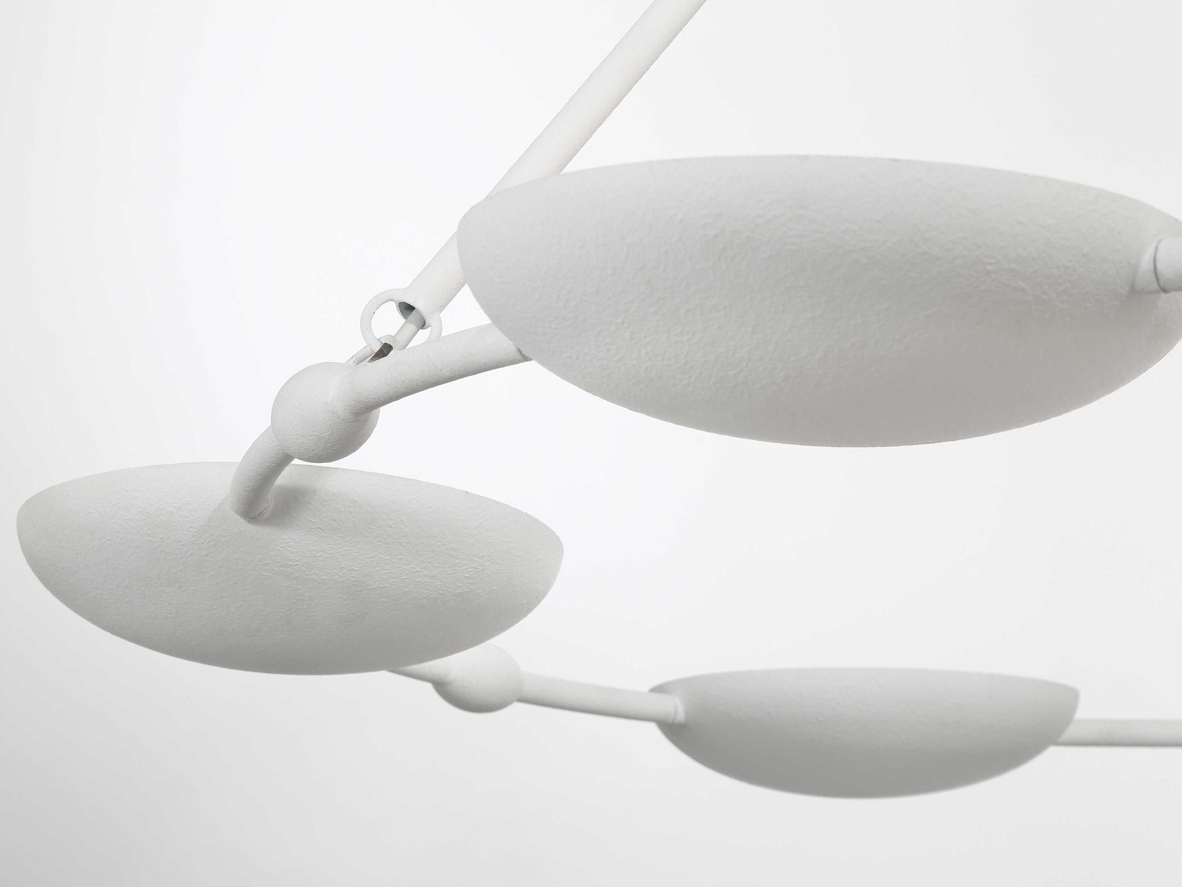 George Kovacs Undertas 6-Light Piastra Plaster White Bowl Chandelier