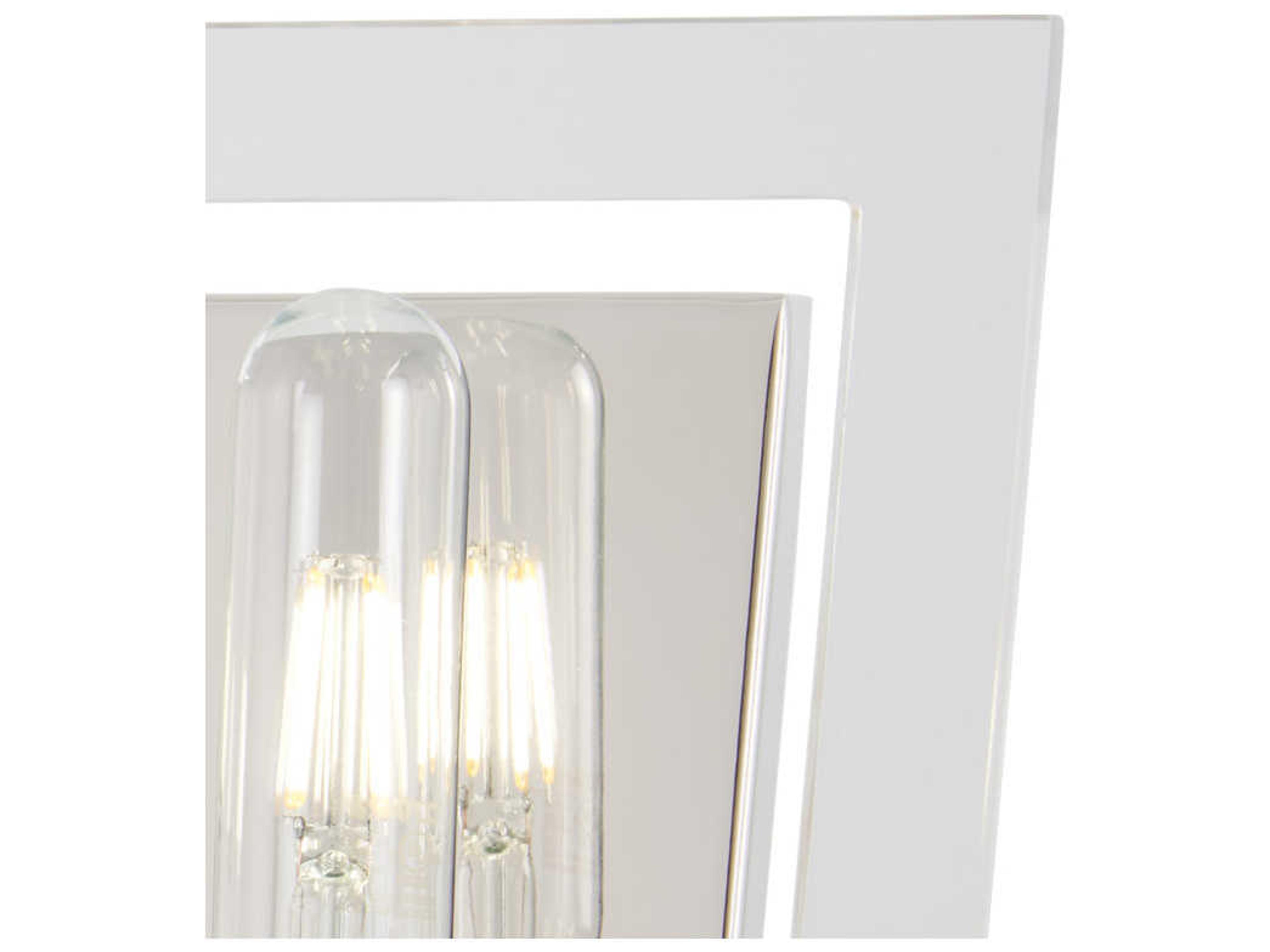 George Kovacs Crystal Chrome 3-Light Polished Nickel Vanity Light