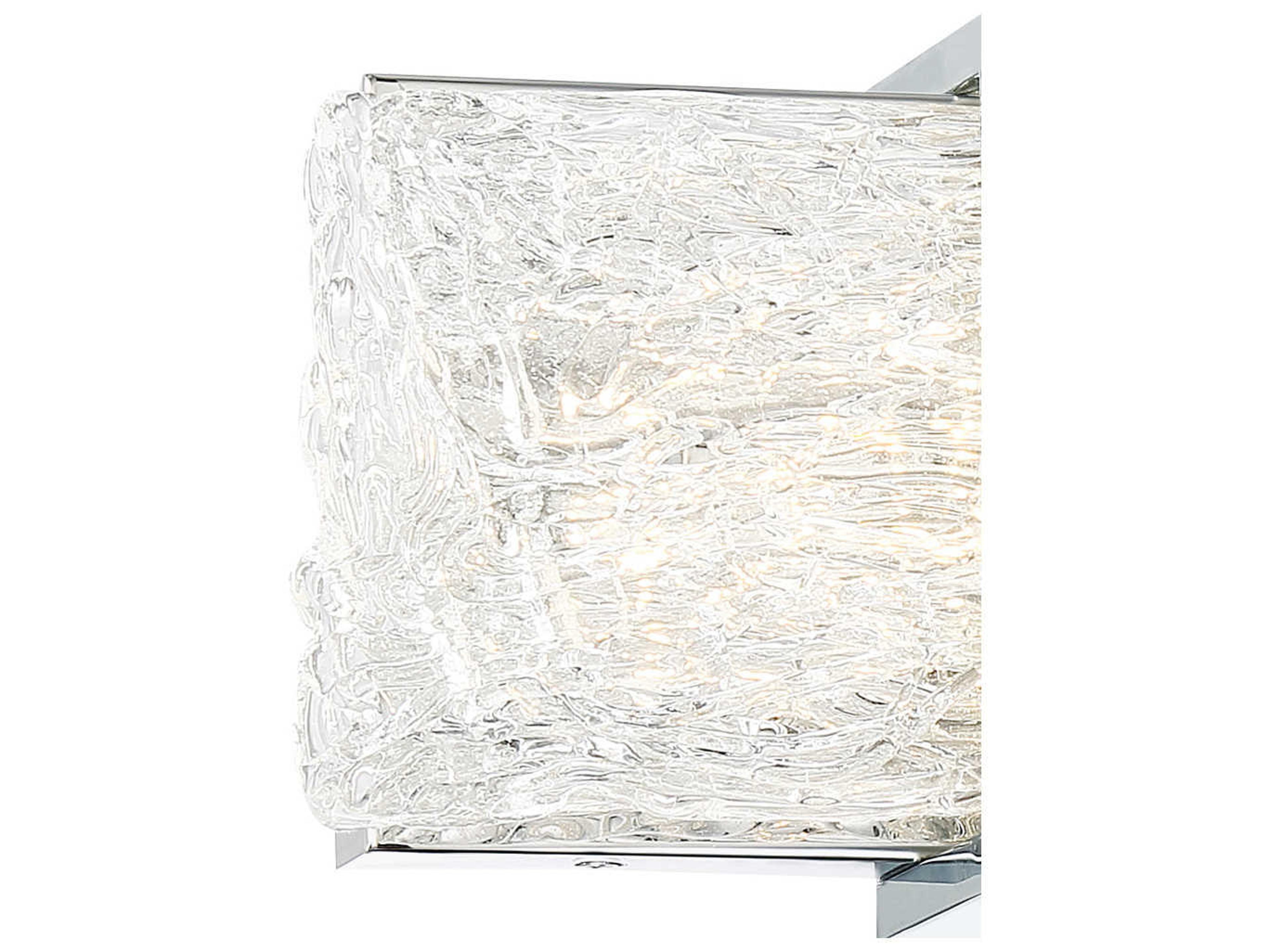 George Kovacs Forest Ice Ii 1-Light Chrome Wall Sconce