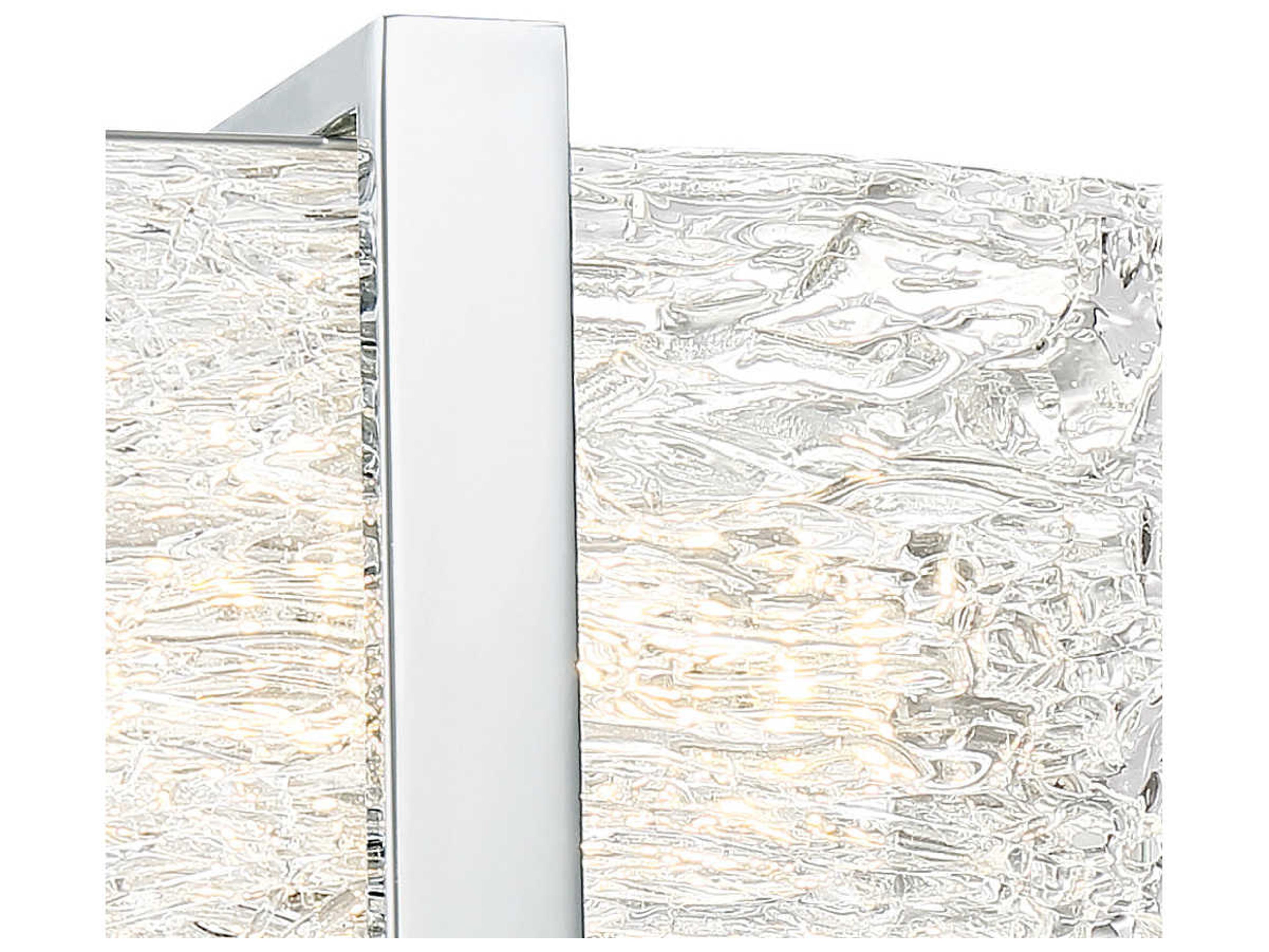 George Kovacs Forest Ice Ii 1-Light Chrome Wall Sconce