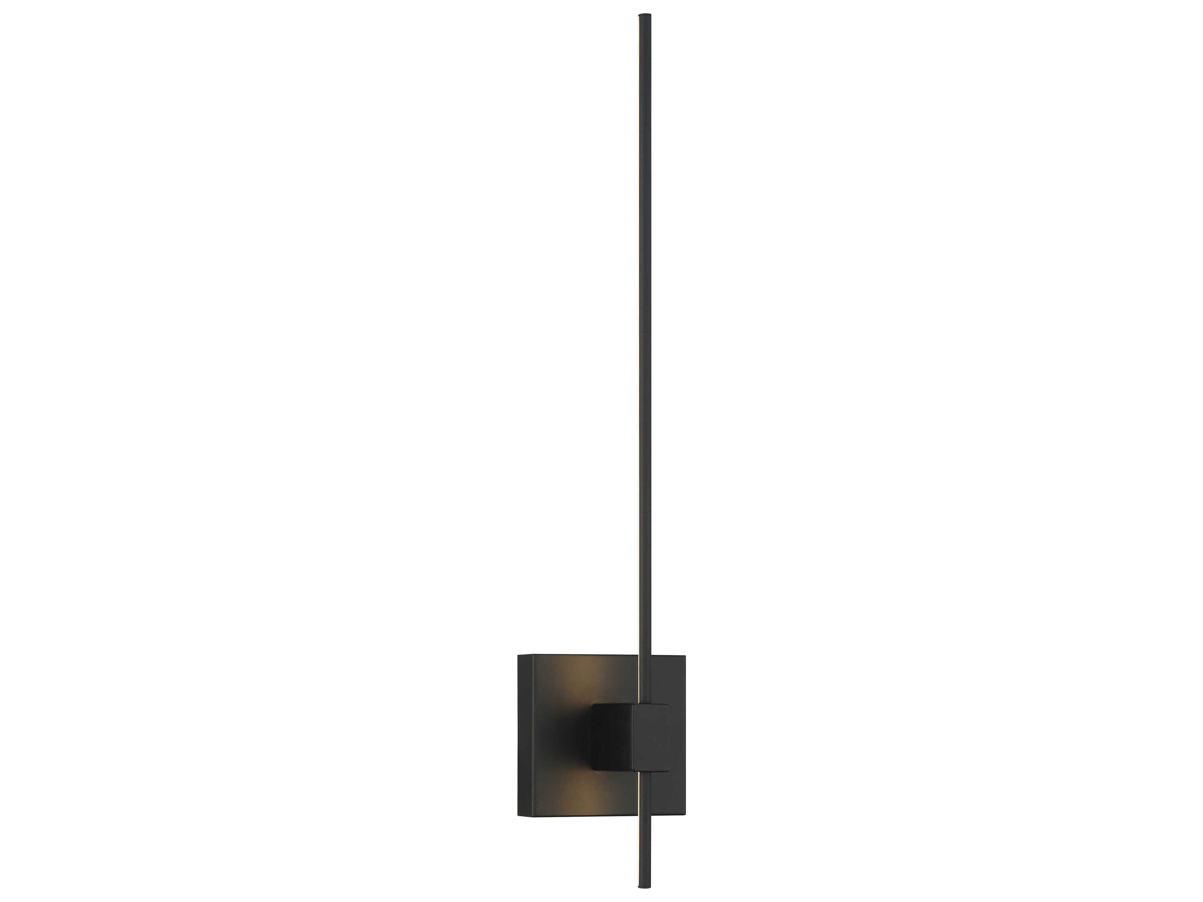 George Kovacs Parker 1-Light Coal Black Wall Sconce