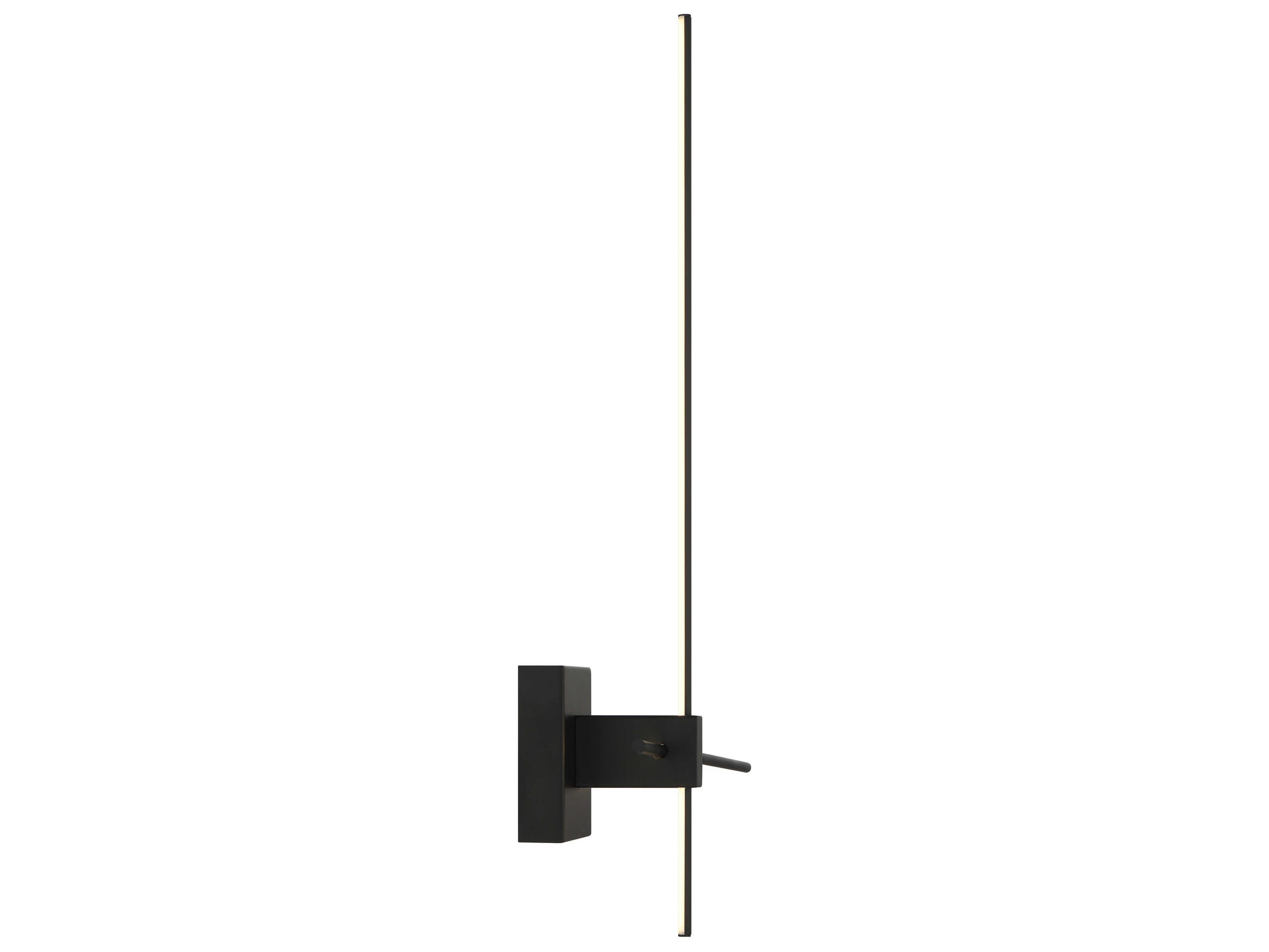 George Kovacs Parker 1-Light Coal Black Wall Sconce
