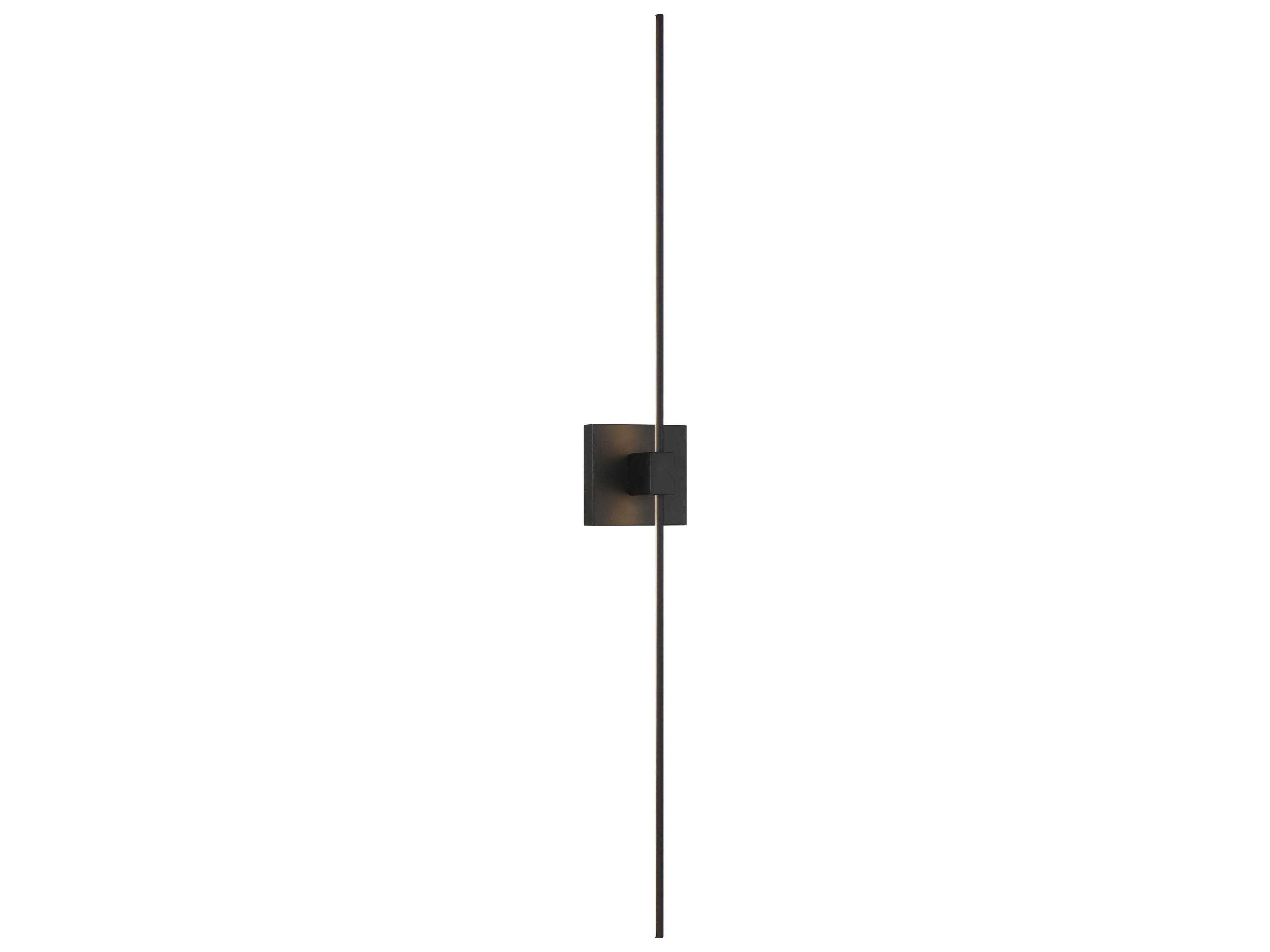 George Kovacs Parker 1-Light Coal Black Wall Sconce
