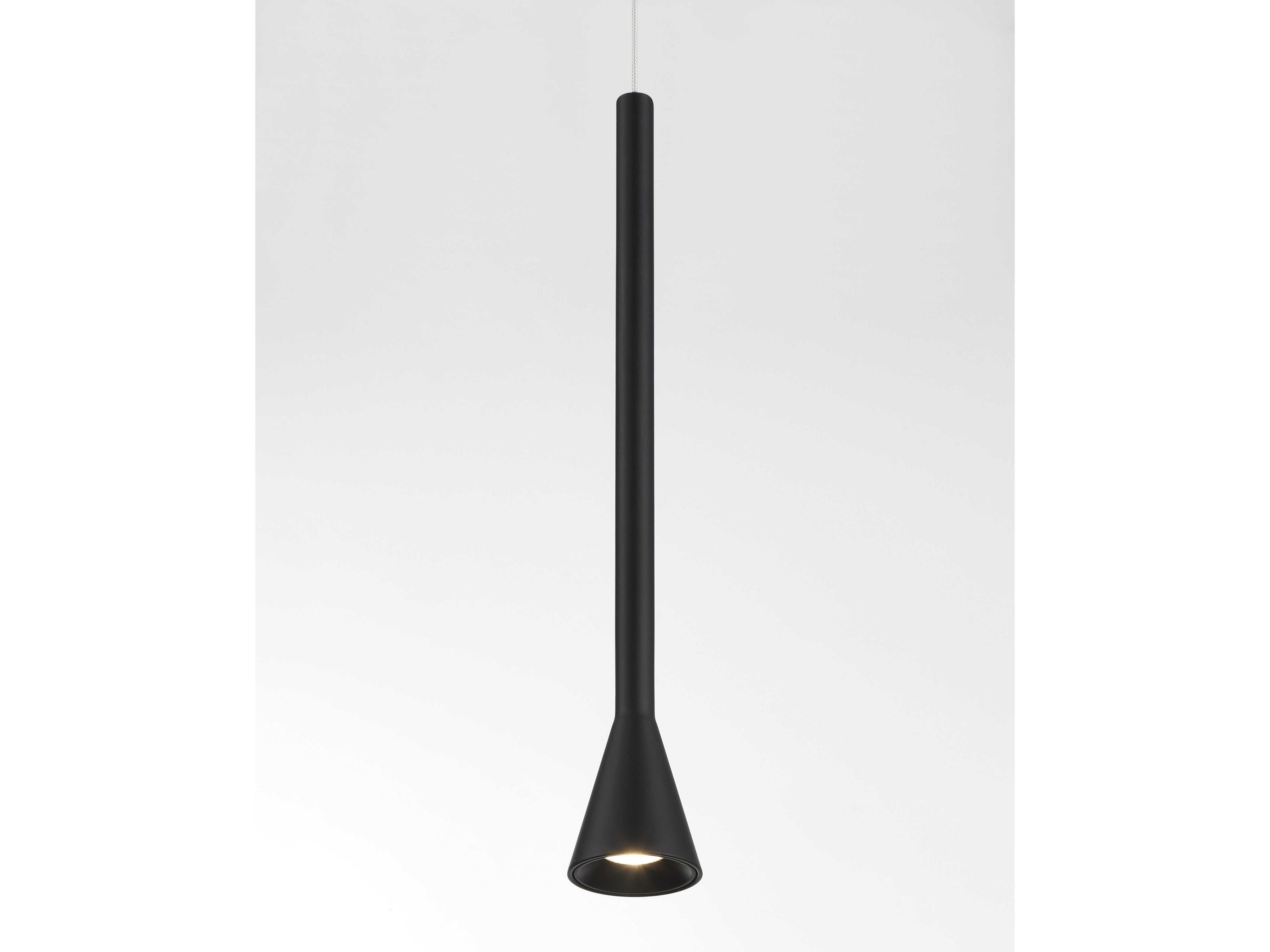 George Kovacs Piccolo 1-Light Coal Black Mini Pendant