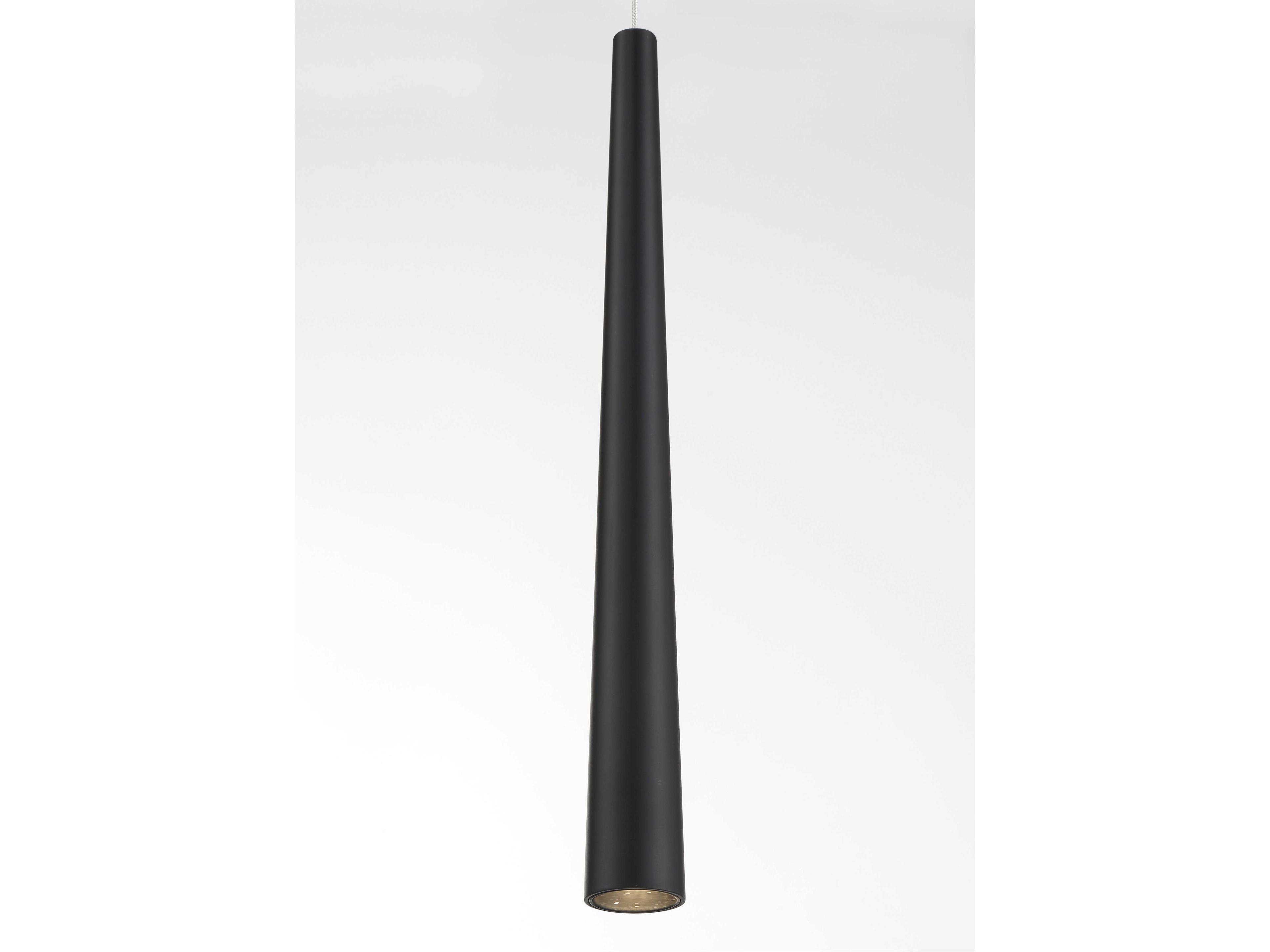 George Kovacs Stretch 1-Light Coal Black Linear Mini Pendant