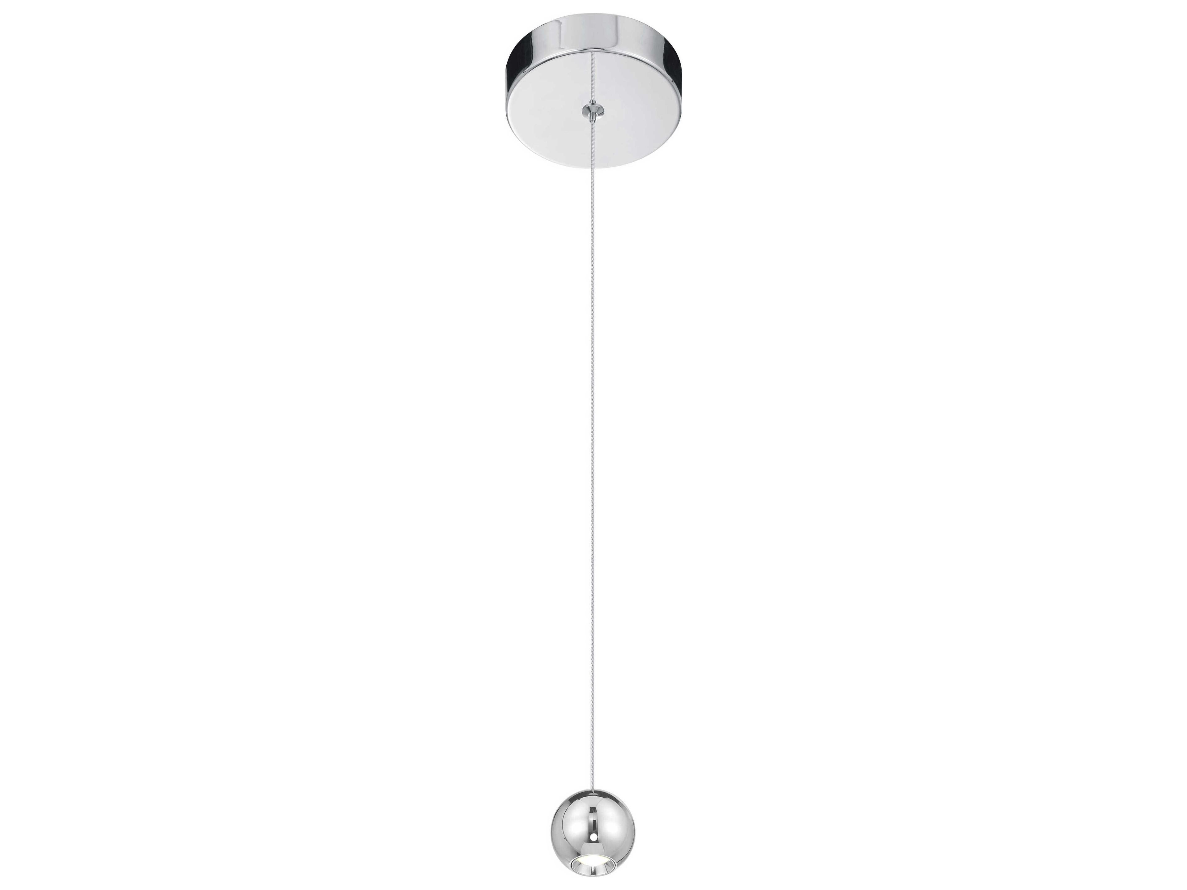 George Kovacs Itty 1-Light Chrome Globe Mini Pendant