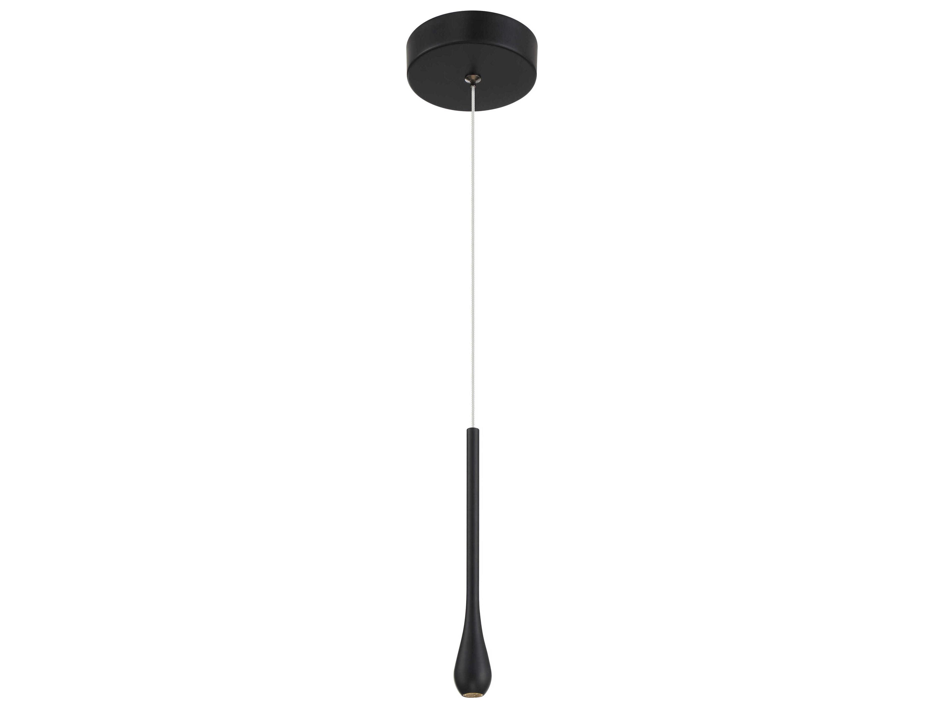 George Kovacs Pingo 1-Light Coal Black Mini Pendant