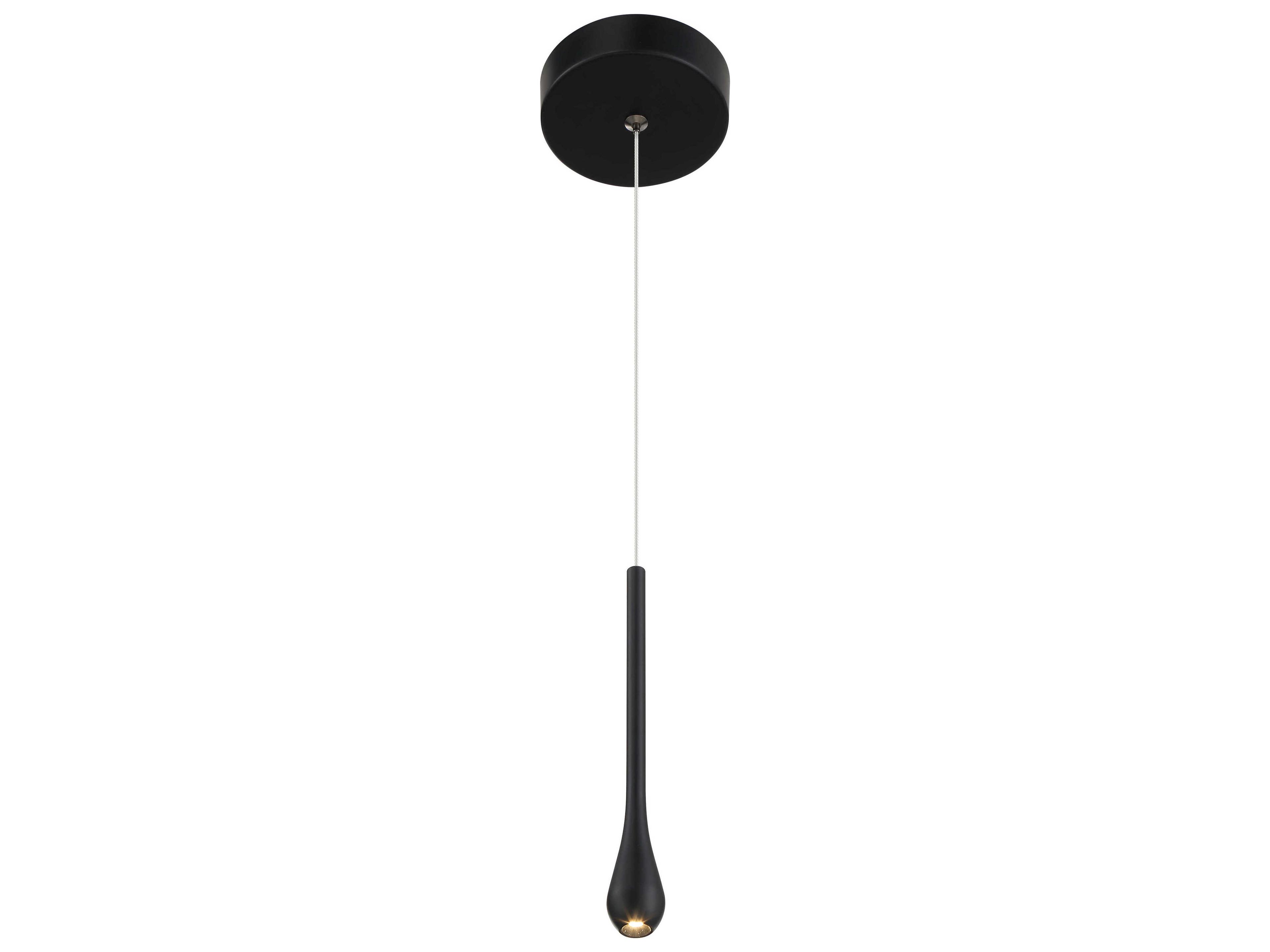 George Kovacs Pingo 1-Light Coal Black Mini Pendant