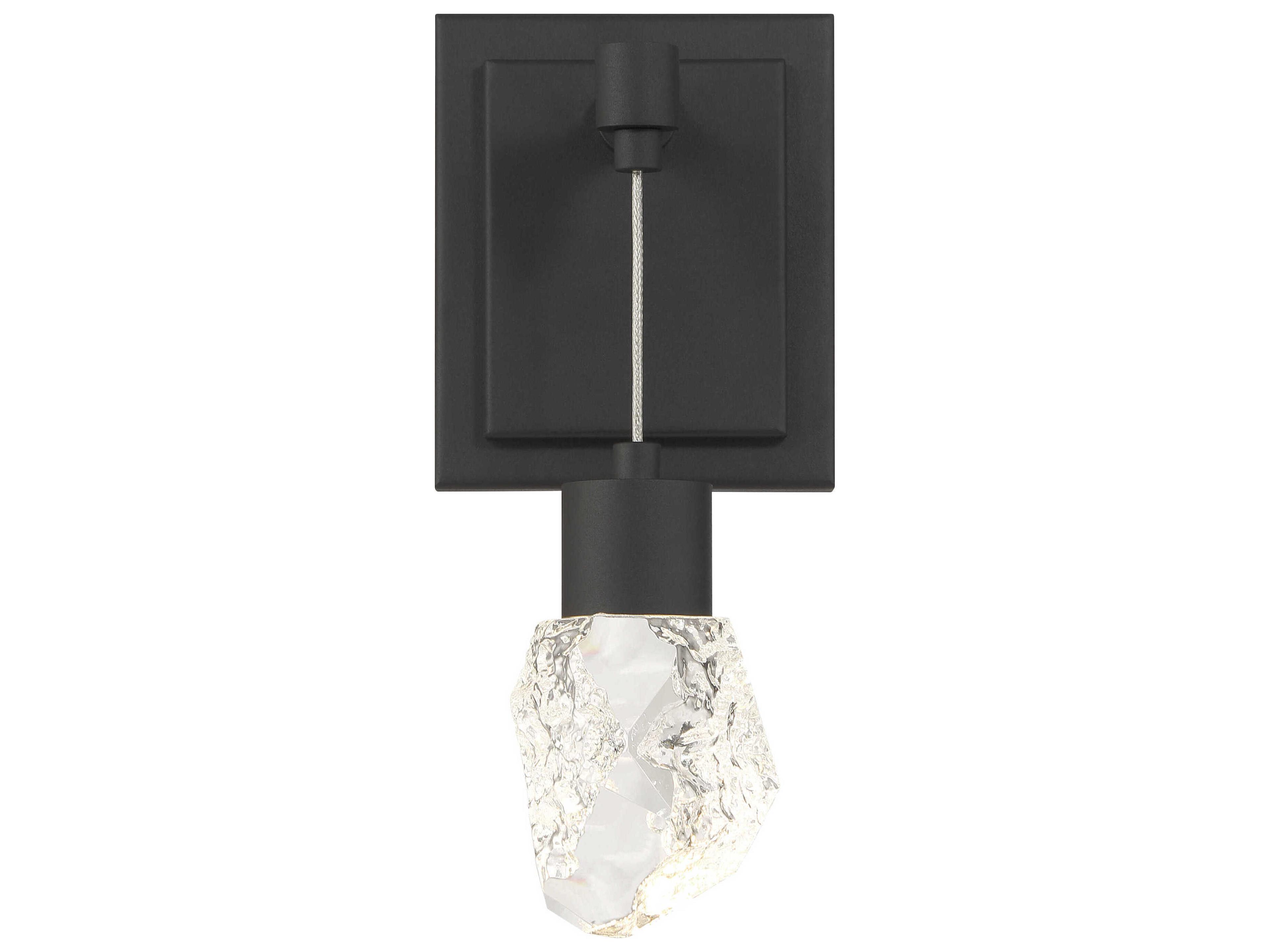 George Kovacs Kosmyc 1-Light Sand Black Wall Sconce