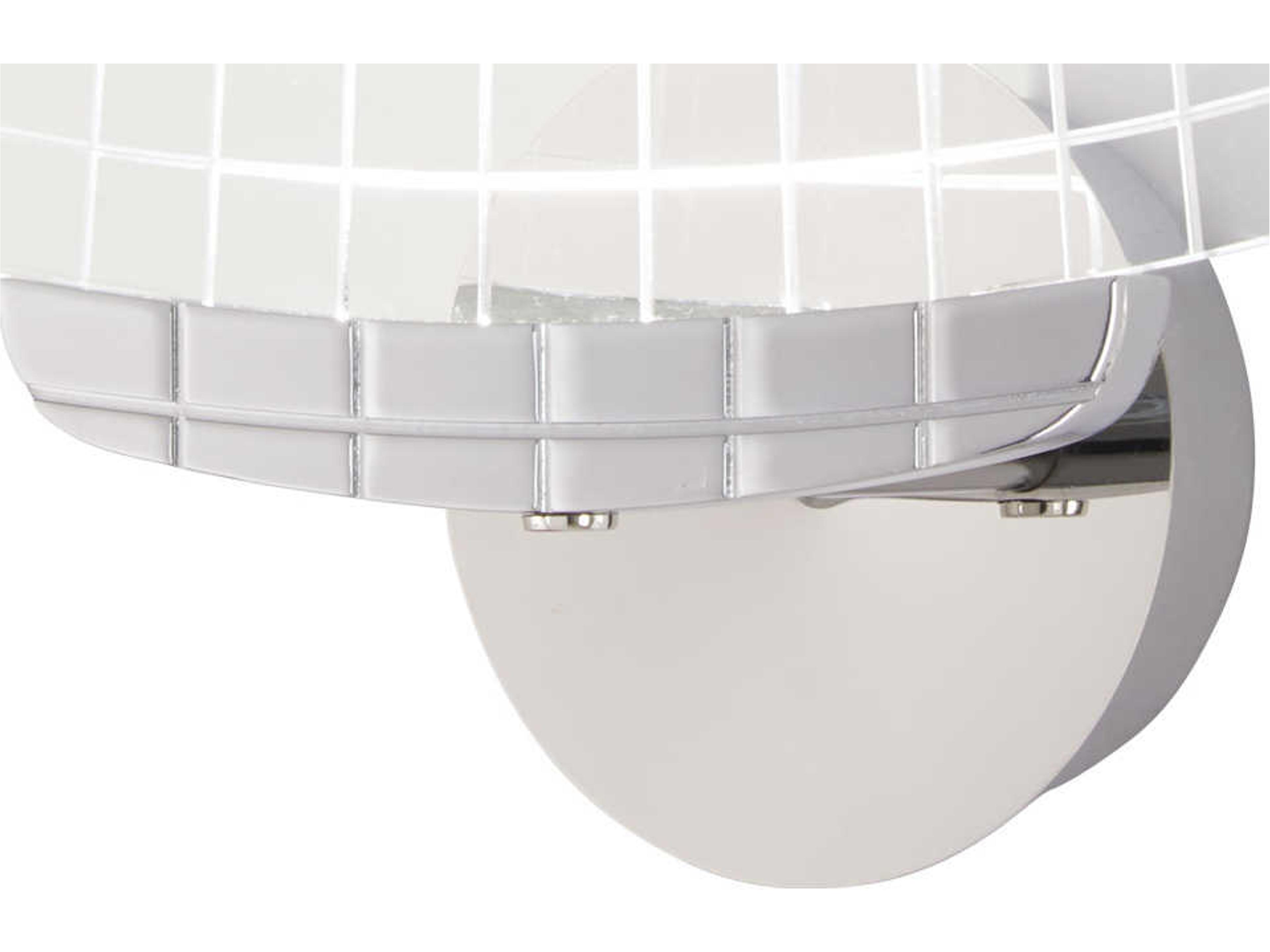 George Kovacs 1-Light Chrome Glass LED Wall Sconce