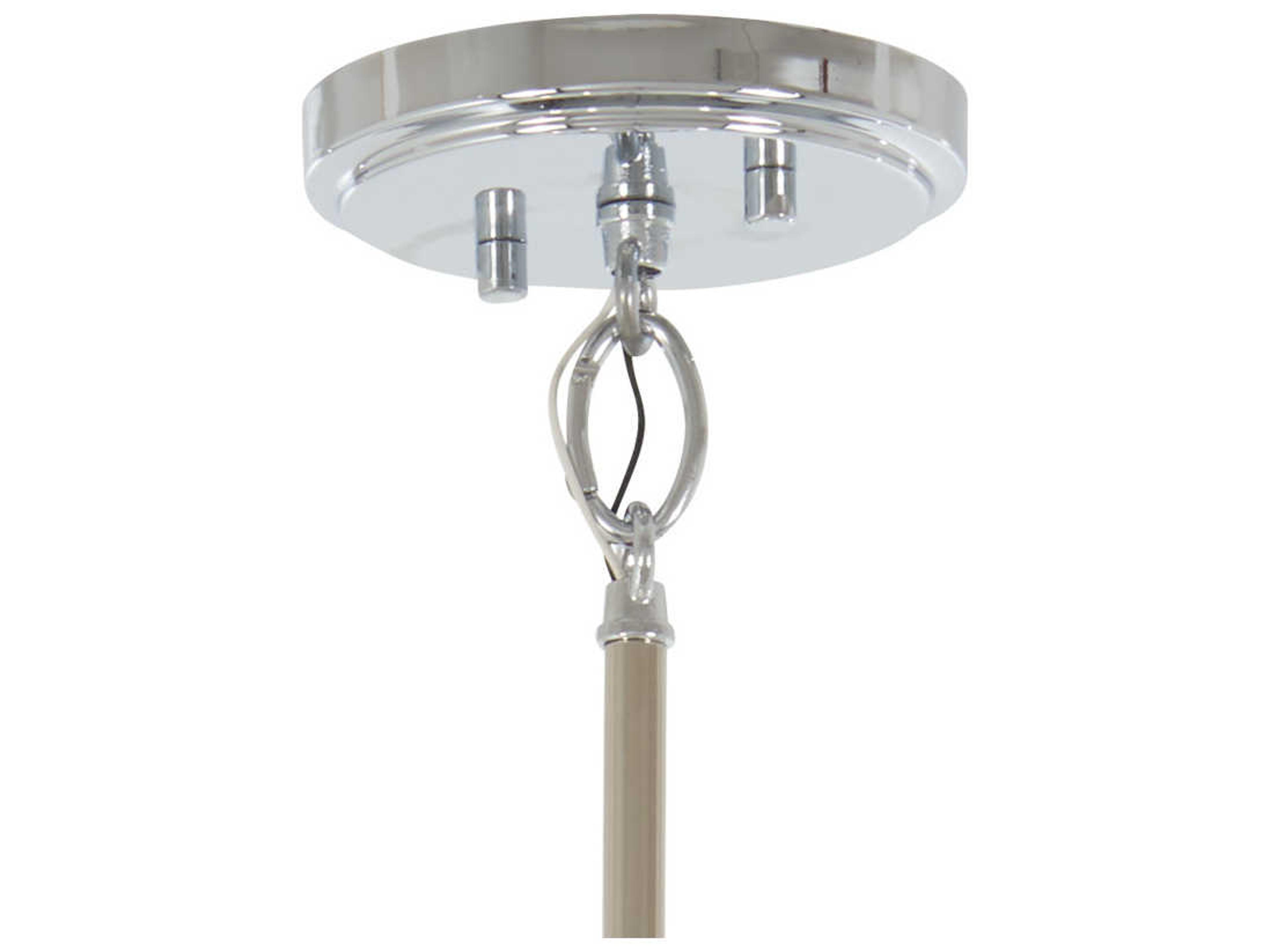 George Kovacs Spiked 6-Light Chrome Crystal Geometric Sputnik Pendant